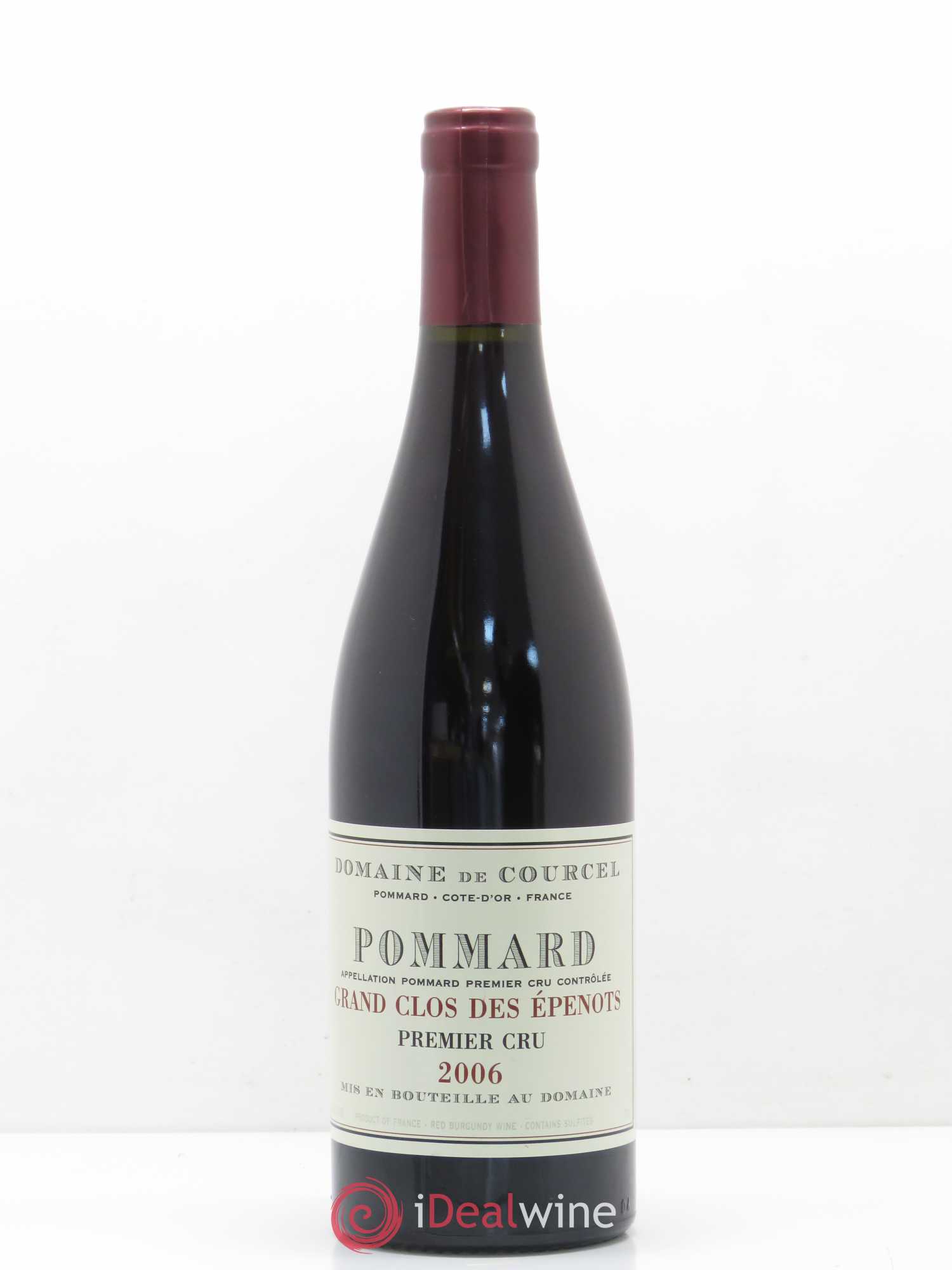 Pommard 1er Cru Grand Clos des Epenots de Courcel (Domaine) 2006 - Lot de 1 bouteille - 0