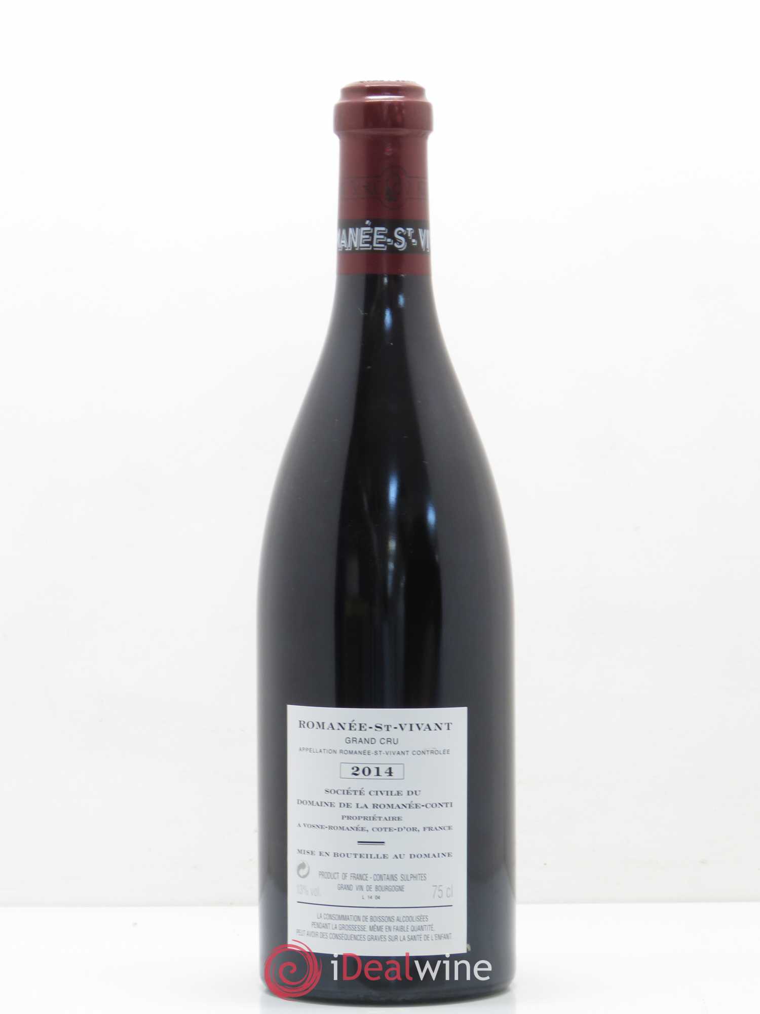 Romanée-Saint-Vivant Grand Cru Domaine de la Romanée-Conti 2014 - Lot de 1 bouteille - 1