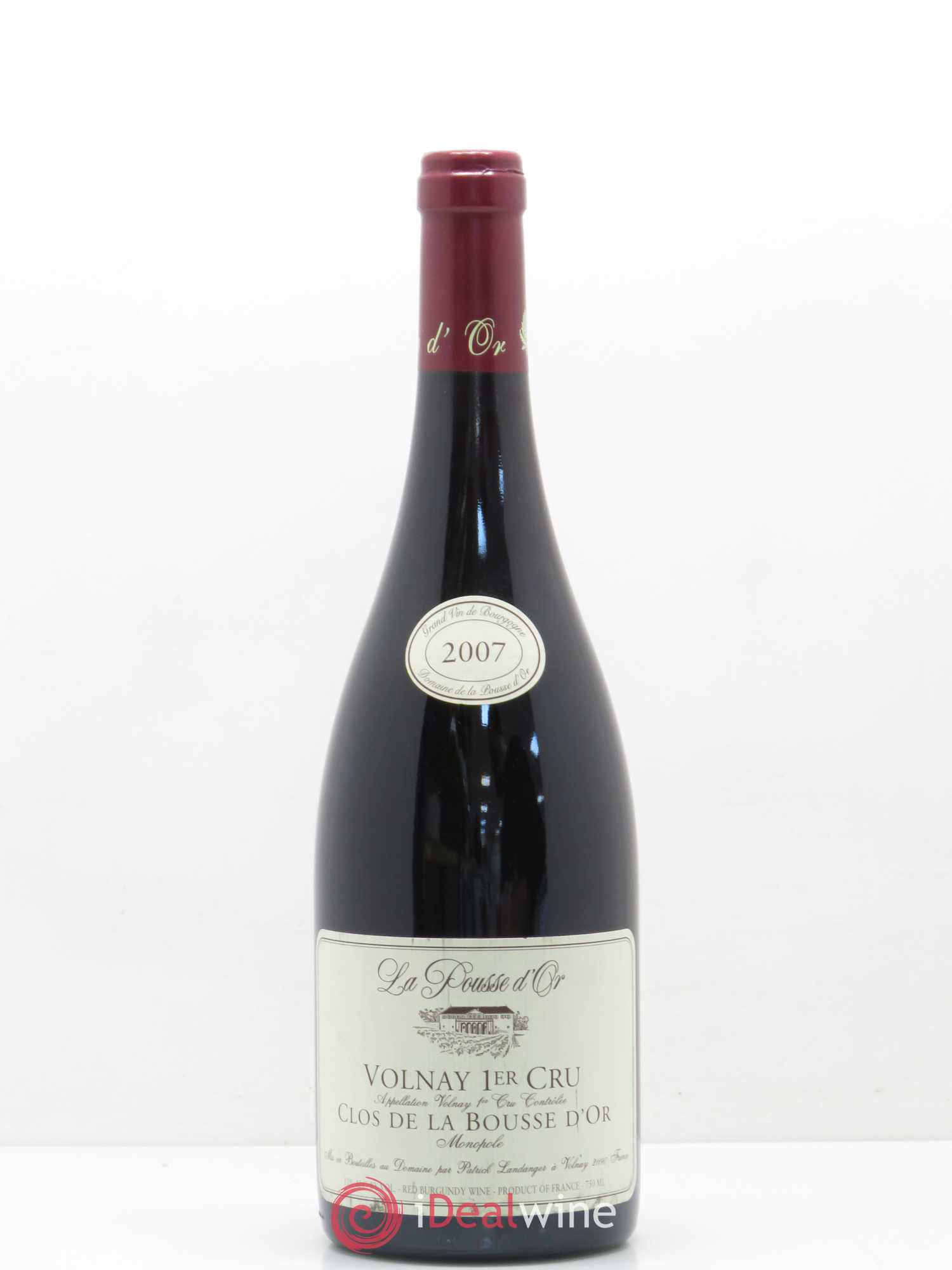 Volnay 1er Cru Clos de la Bousse d'Or La Pousse d'Or (Domaine de) 2007 - Lot de 1 bouteille - 0