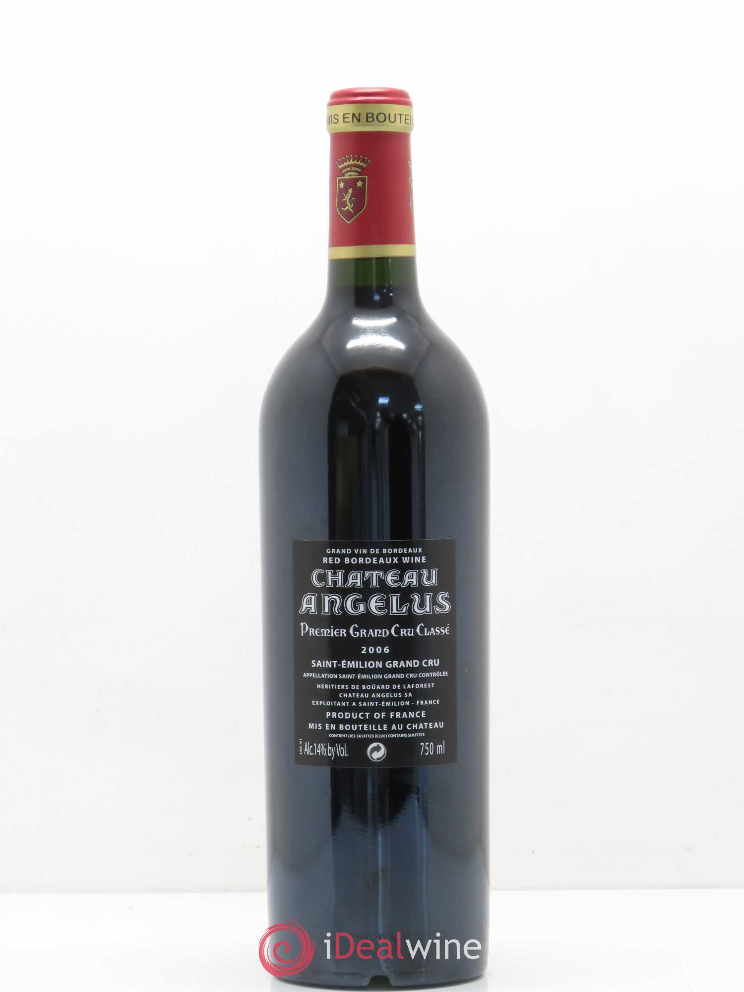 Château Angélus 1er Grand Cru Classé A 2006 - Lot de 1 bouteille - 1