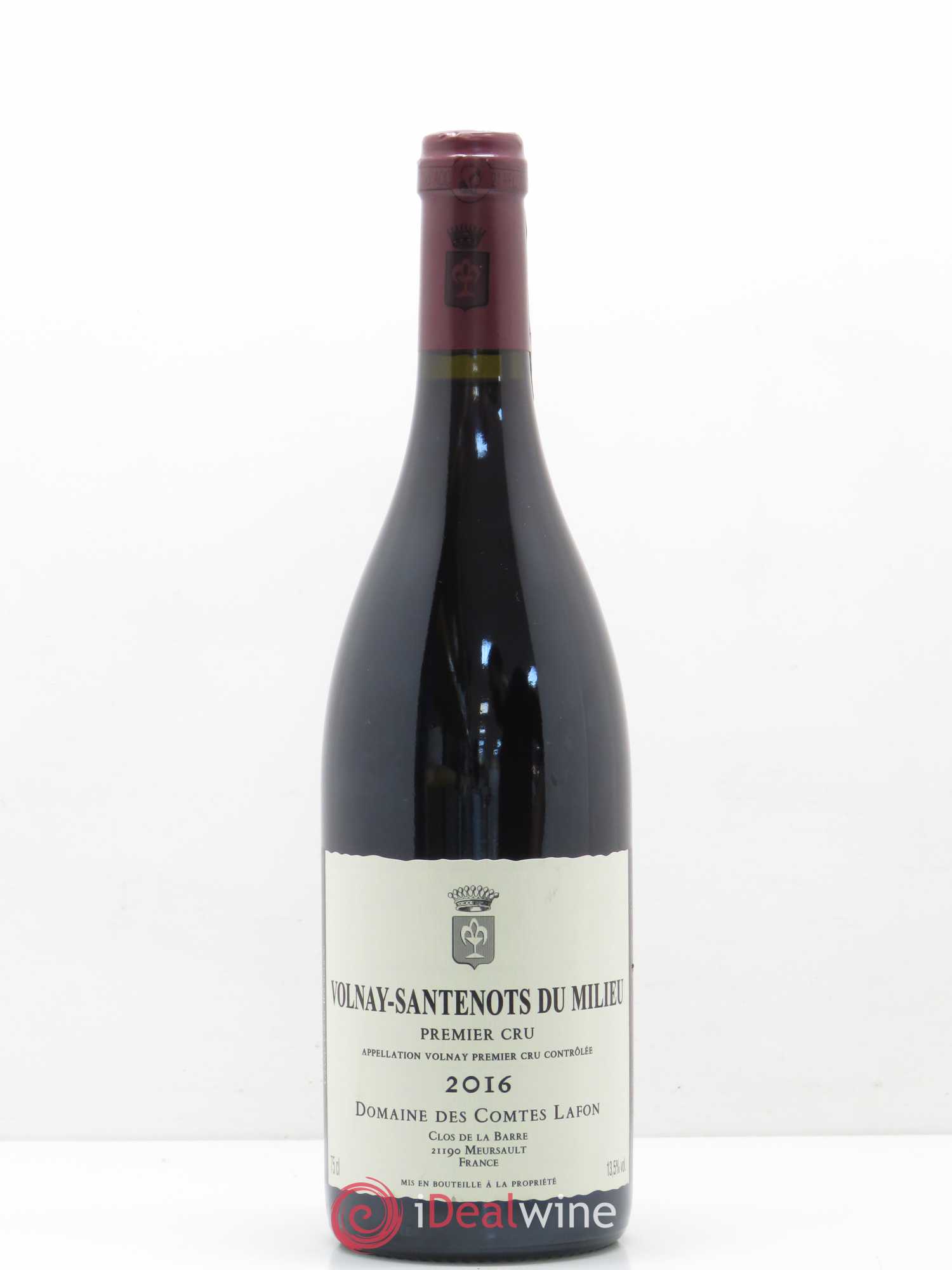 Volnay 1er Cru Santenots du Milieu Comtes Lafon (Domaine des) 2016 - Lot de 1 bouteille - 0