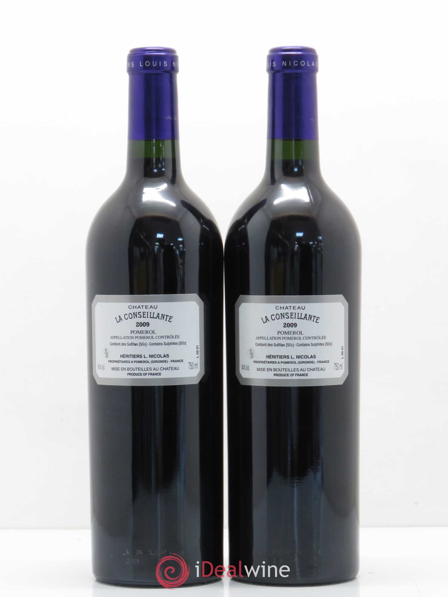 Château la Conseillante 2009 - Lot de 2 bouteilles - 1