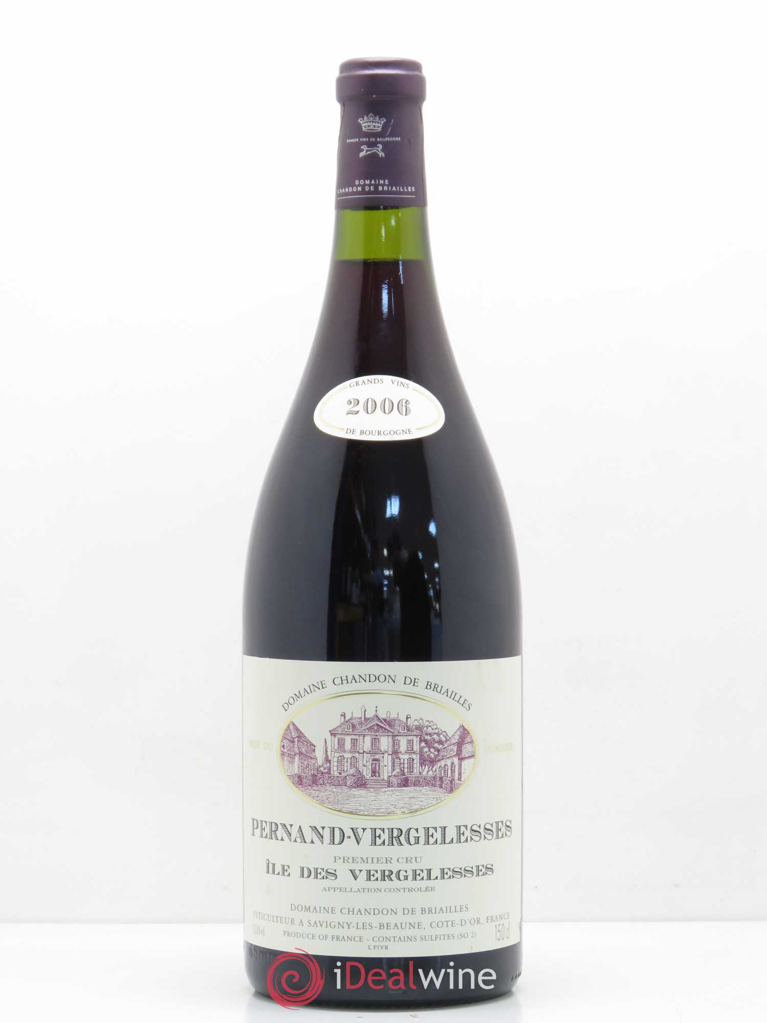 Pernand-Vergelesses 1er Cru Ile des Vergelesses Chandon de Briailles 2006 - Lot de 1 magnum - 0