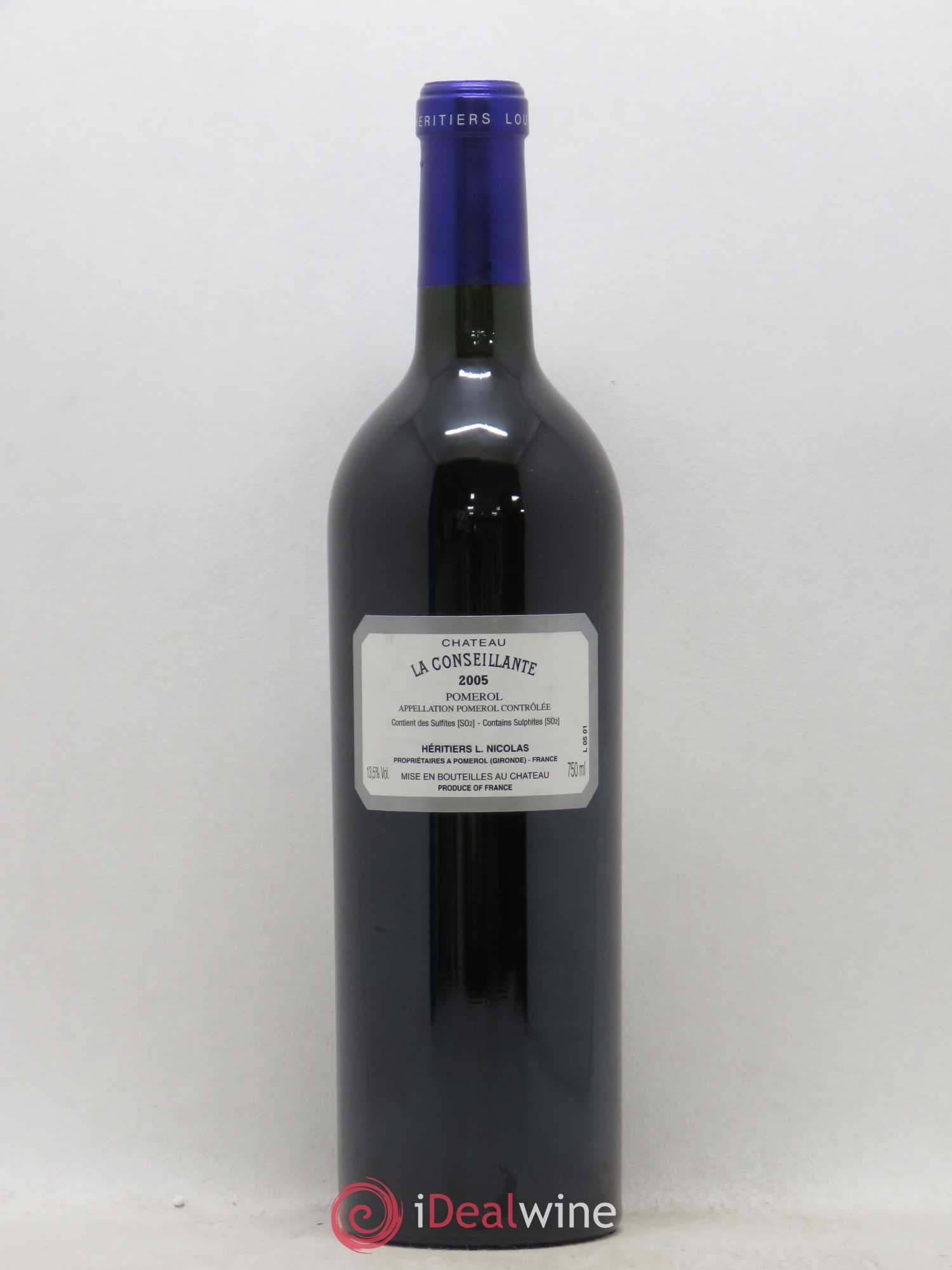 Château la Conseillante 2005 - Lot de 1 bouteille - 1