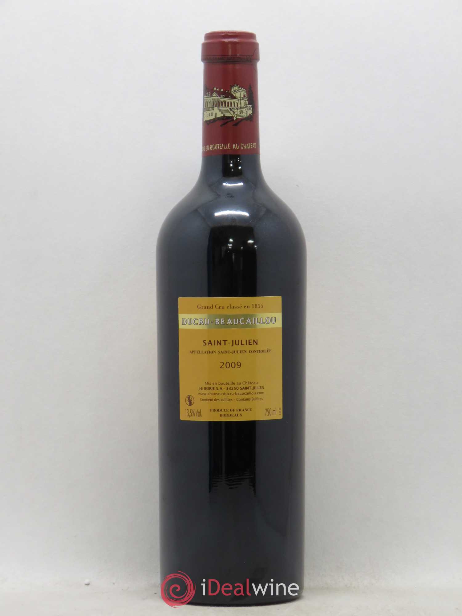 Château Ducru Beaucaillou 2ème Grand Cru Classé 2009 - Lot de 1 bouteille - 1