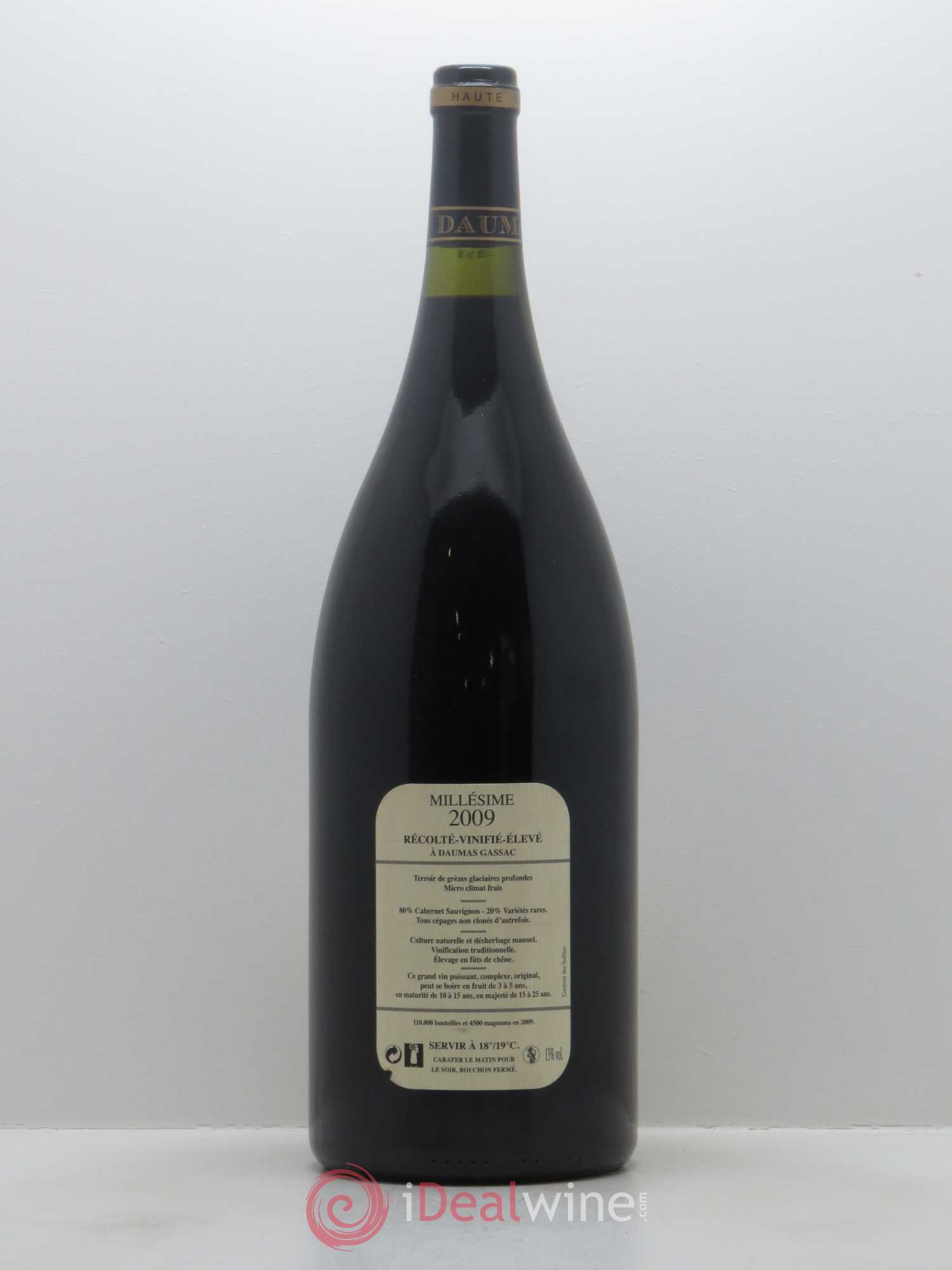 Saint-Guilhem-le-Désert - Cité d'Aniane Mas Daumas Gassac Famille Guibert de La Vaissière 2009 - Lot de 1 magnum - 1