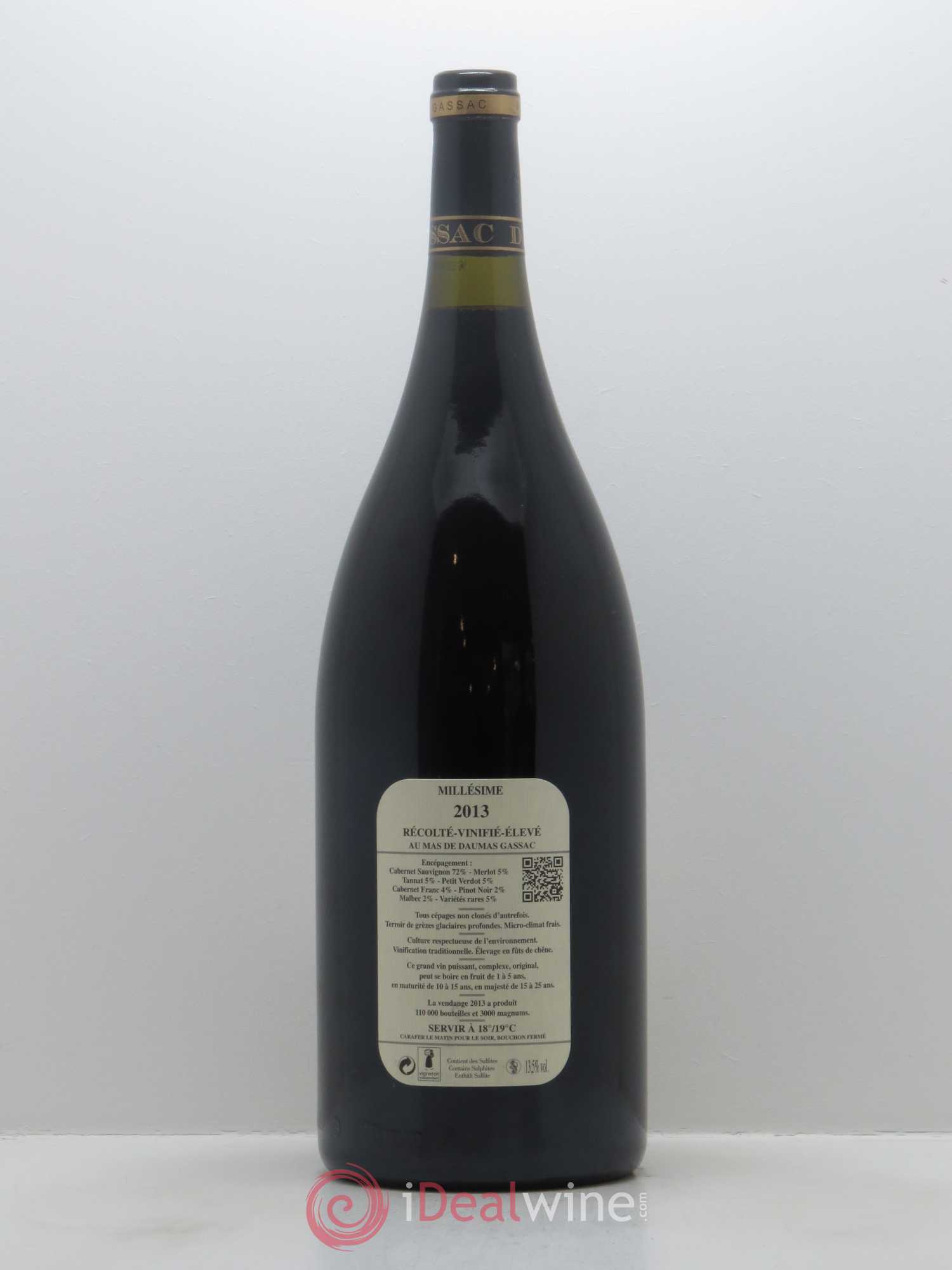 Saint-Guilhem-le-Désert - Cité d'Aniane Mas Daumas Gassac Famille Guibert de La Vaissière 2013 - Lot de 1 magnum - 1