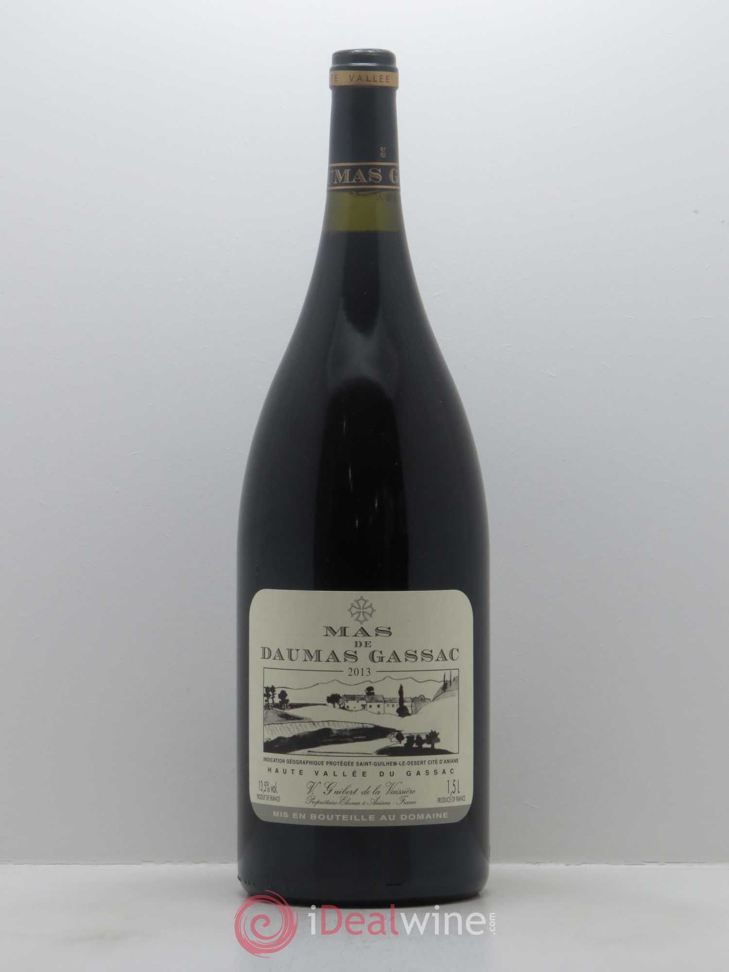 Saint-Guilhem-le-Désert - Cité d'Aniane Mas Daumas Gassac Famille Guibert de La Vaissière 2013 - Lot de 1 magnum - 0