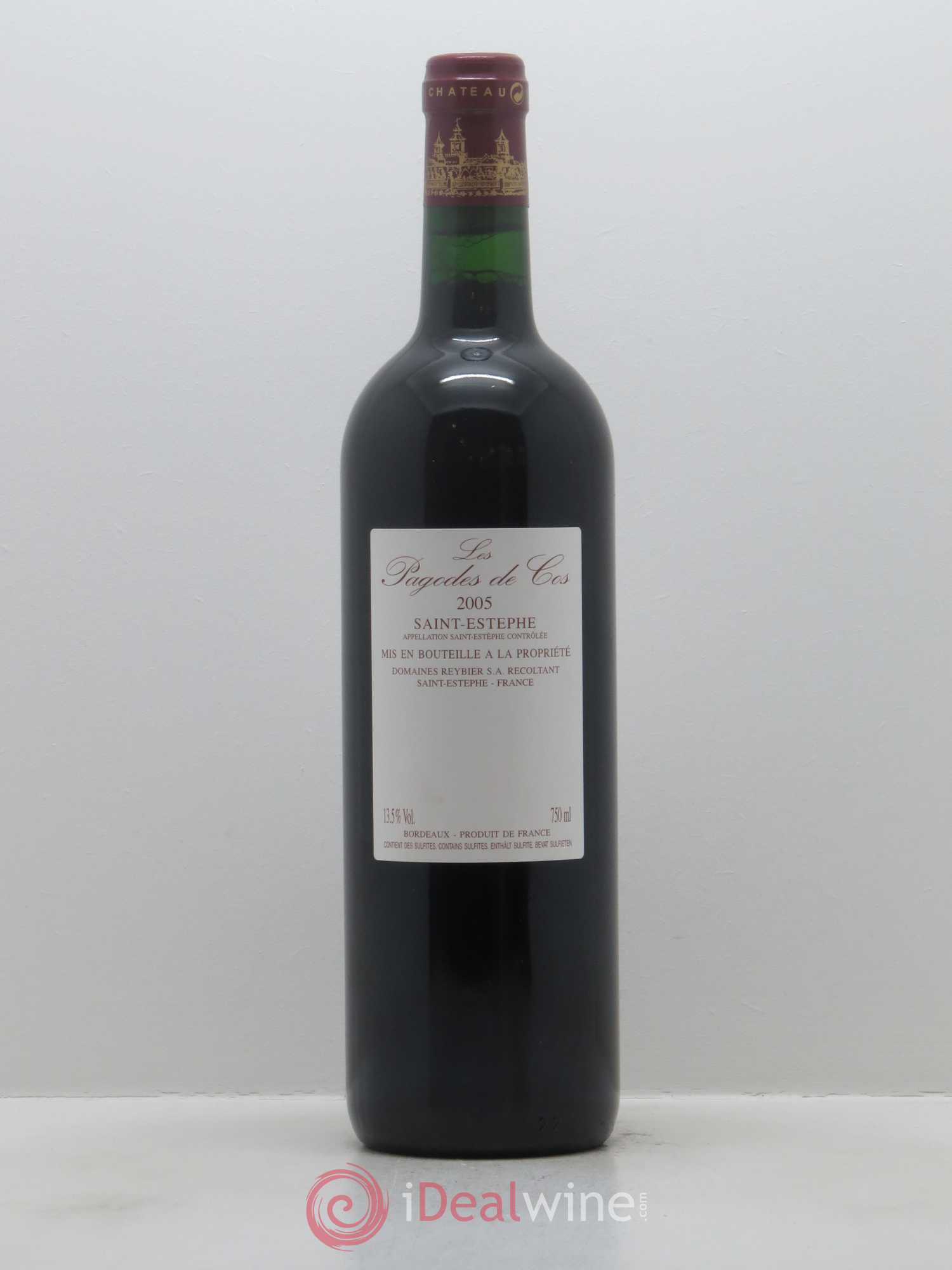 Les Pagodes de Cos Second Vin 2005 - Lot de 1 bouteille - 1