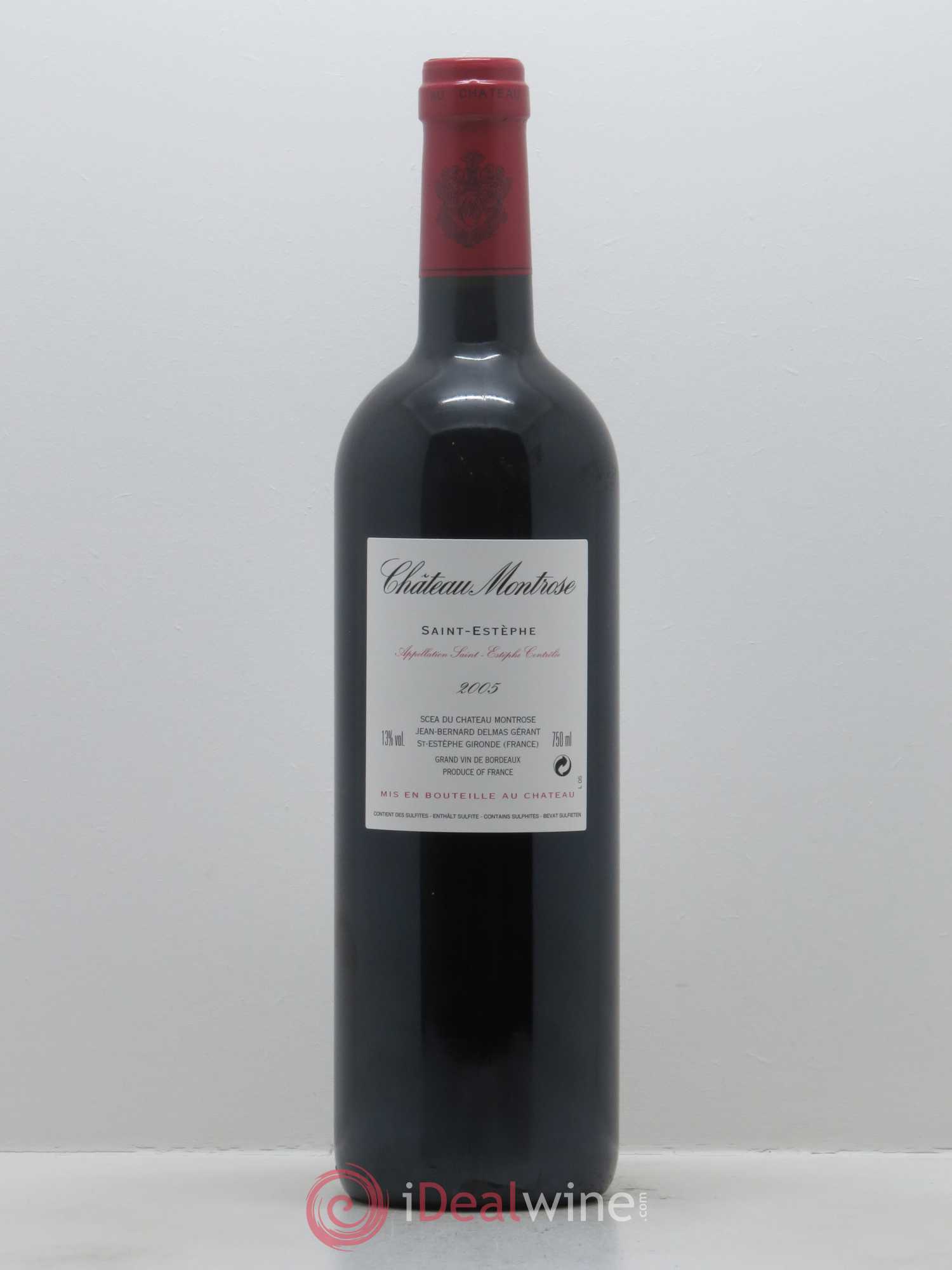 Château Montrose 2ème Grand Cru Classé 2005 - Lot de 1 bouteille - 1