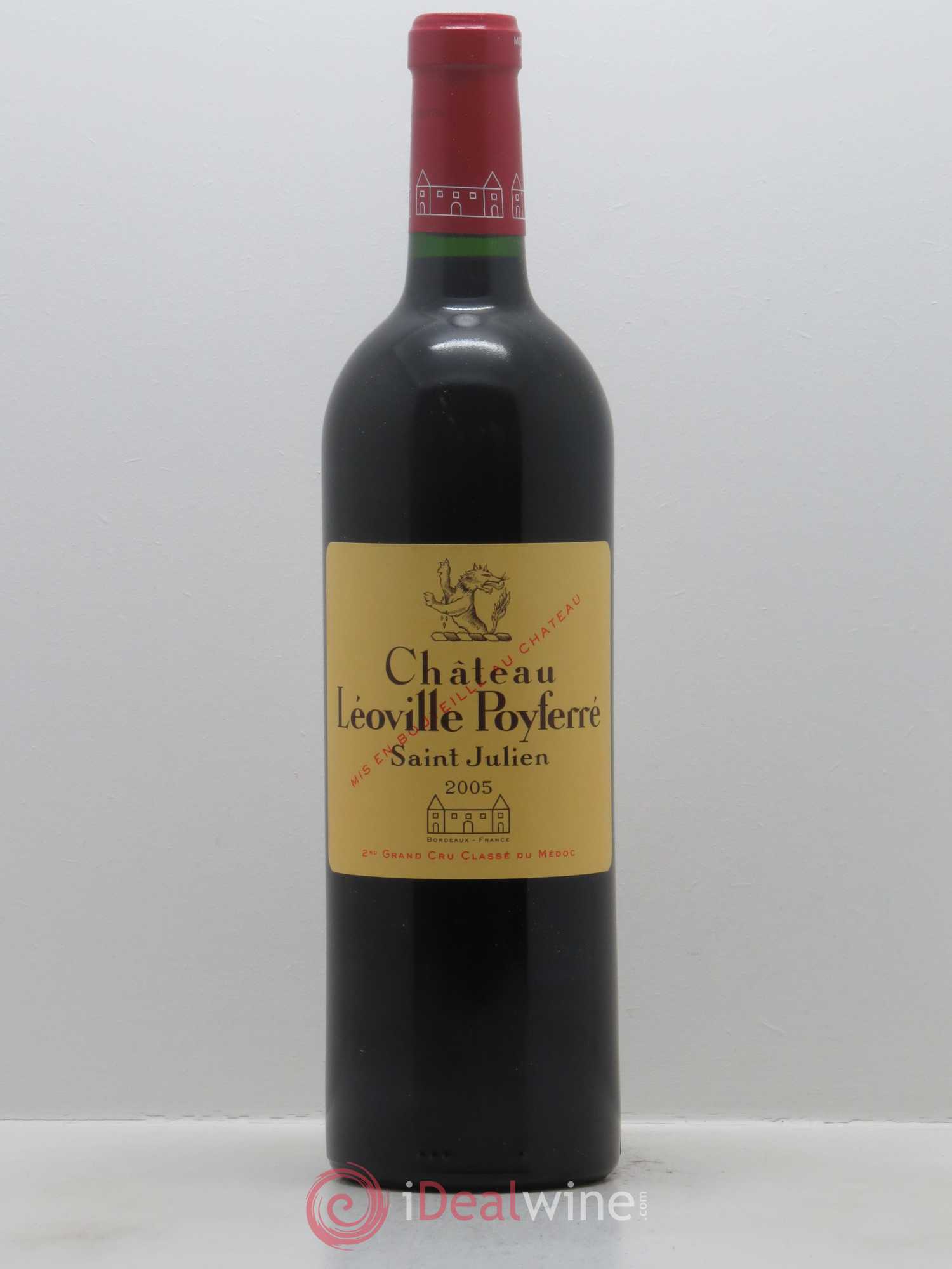 Château Léoville Poyferré 2ème Grand Cru Classé 2005 - Lot de 1 bouteille - 0