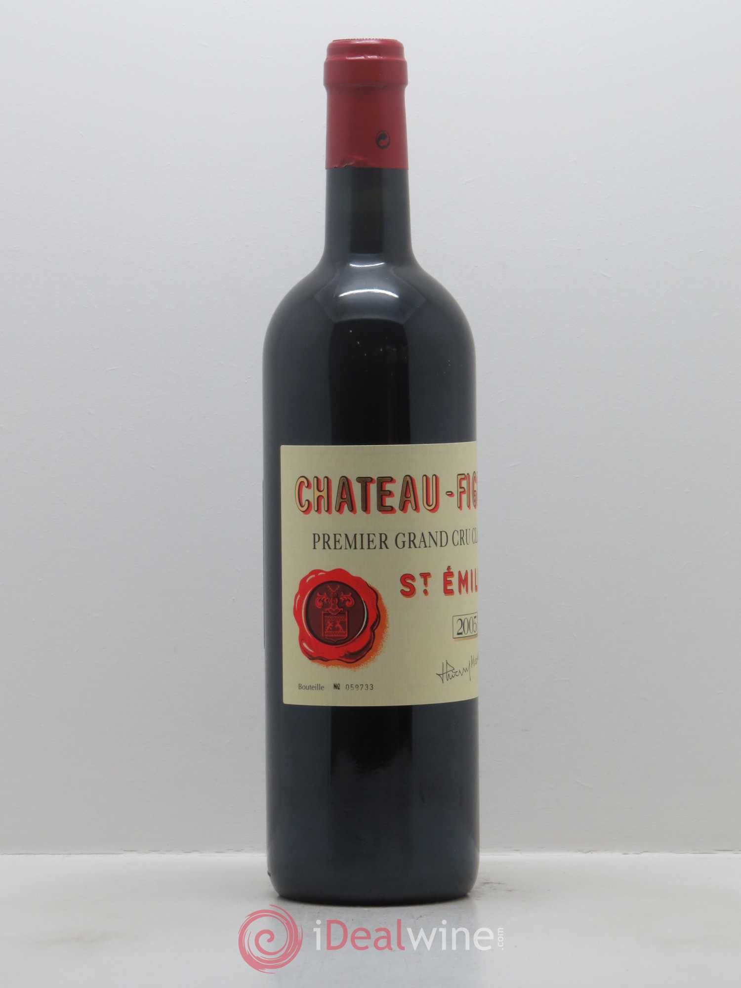 Château Figeac 1er Grand Cru Classé A 2005 - Lot de 1 bouteille - 0