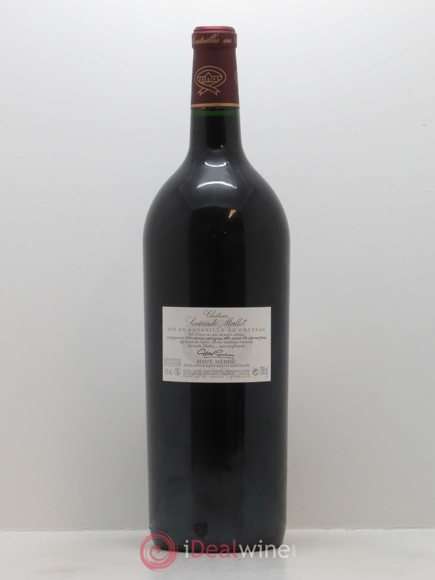 Château Sociando Mallet 2005 - Lot de 1 magnum - 1