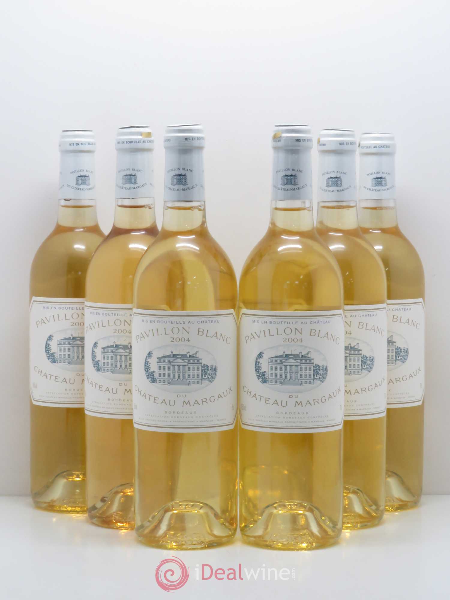 Pavillon Blanc du Château Margaux 2004 - Lot de 6 bouteilles - 0