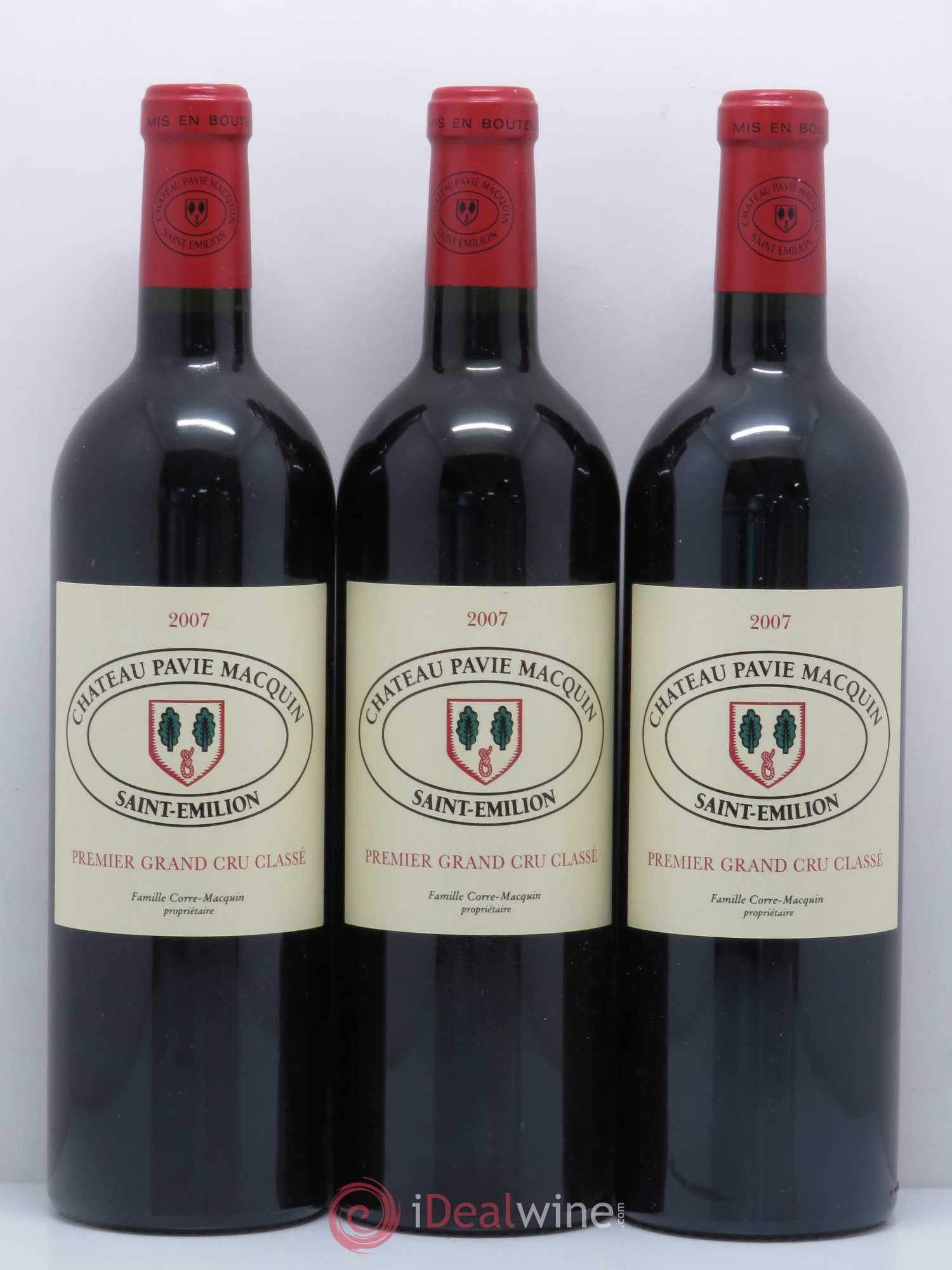 Château Pavie Macquin 1er Grand Cru Classé B 2007 - Lot de 6 bouteilles - 1