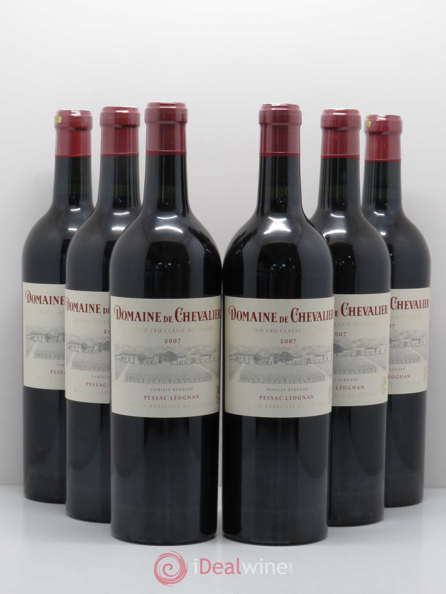 Domaine de Chevalier Cru Classé de Graves 2007 - Lot de 6 bouteilles - 0