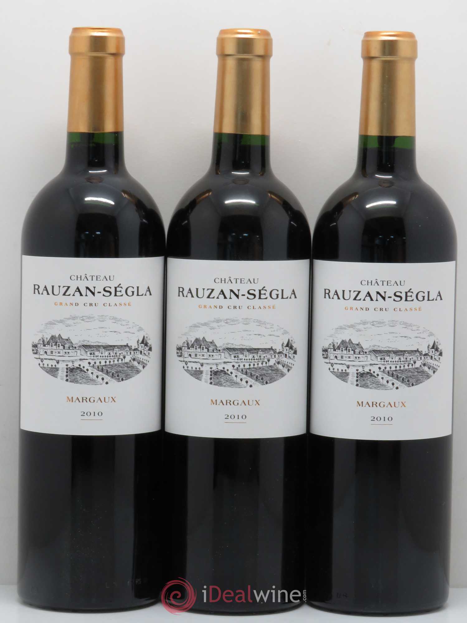 Château Rauzan Ségla Grand Cru Classé 2010 - Lot de 3 bouteilles - 0
