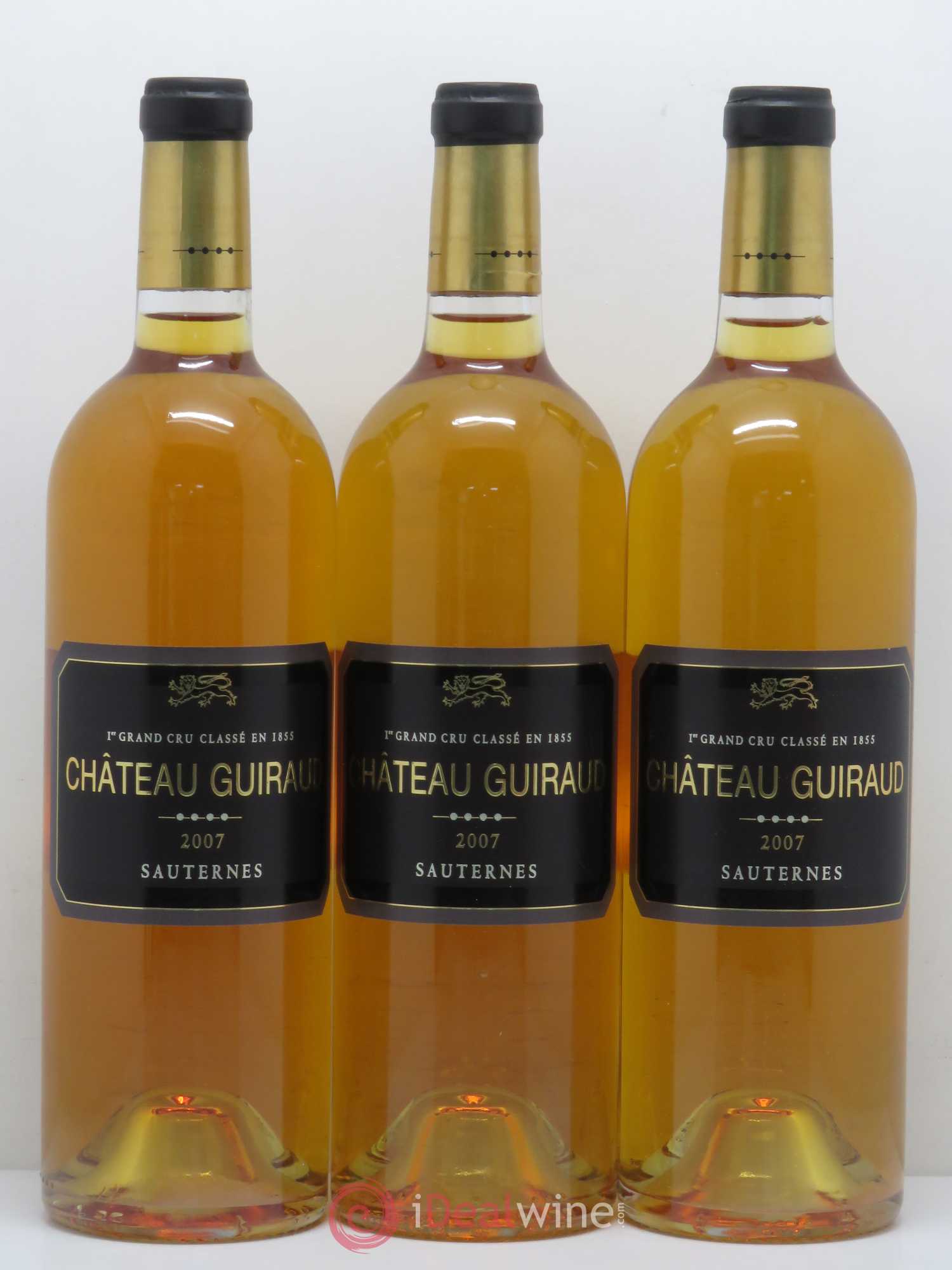 Château Guiraud 1er Grand Cru Classé 2007 - Lotto di 3 bottiglie - 0