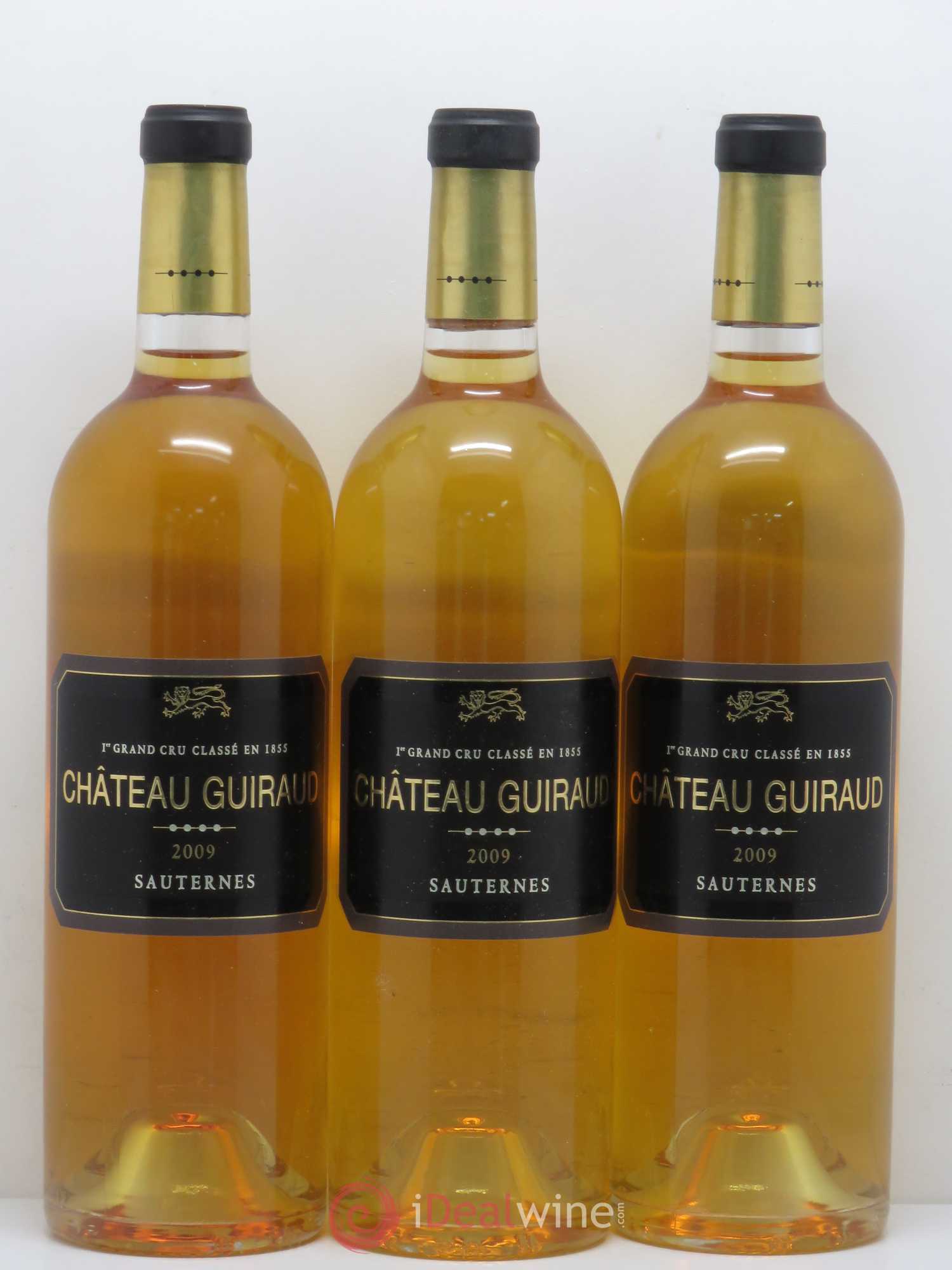 Château Guiraud 1er Grand Cru Classé 2009 - Lotto di 3 bottiglie - 0