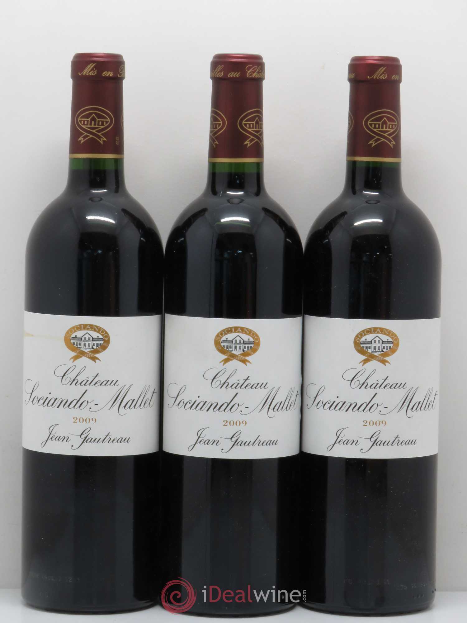 Château Sociando Mallet 2009 - Lot de 6 bouteilles - 1