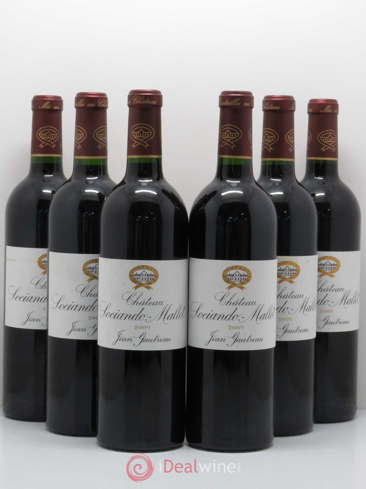 Château Sociando Mallet 2009 - Lot de 6 bouteilles - 0