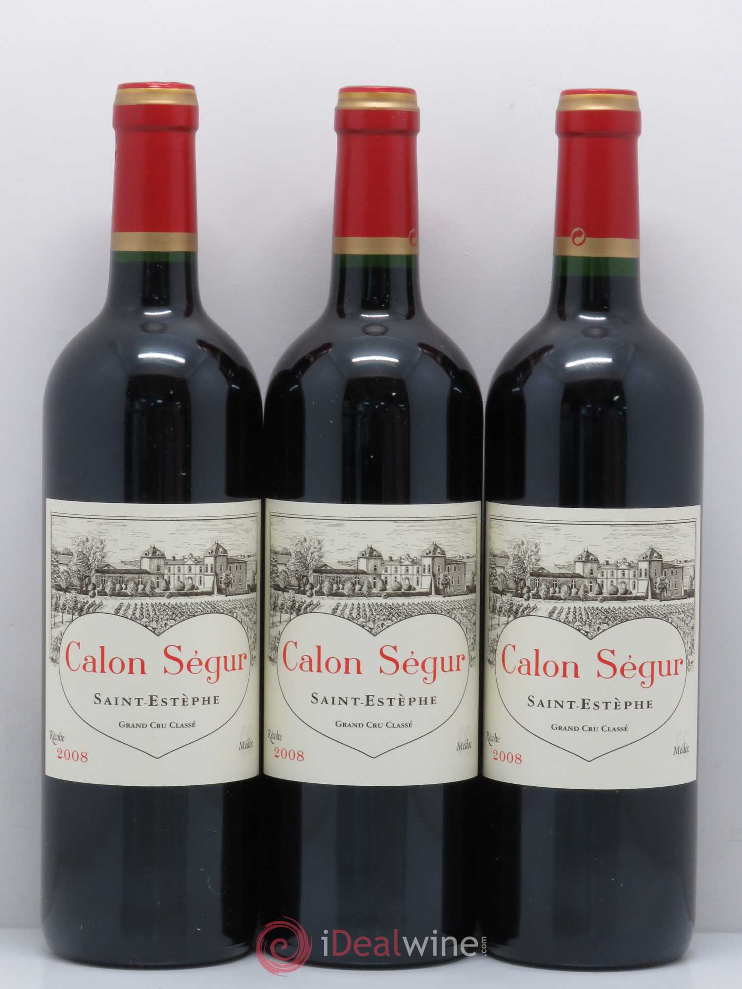 Château Calon Ségur 3ème Grand Cru Classé 2008 - Lot de 6 bouteilles - 2