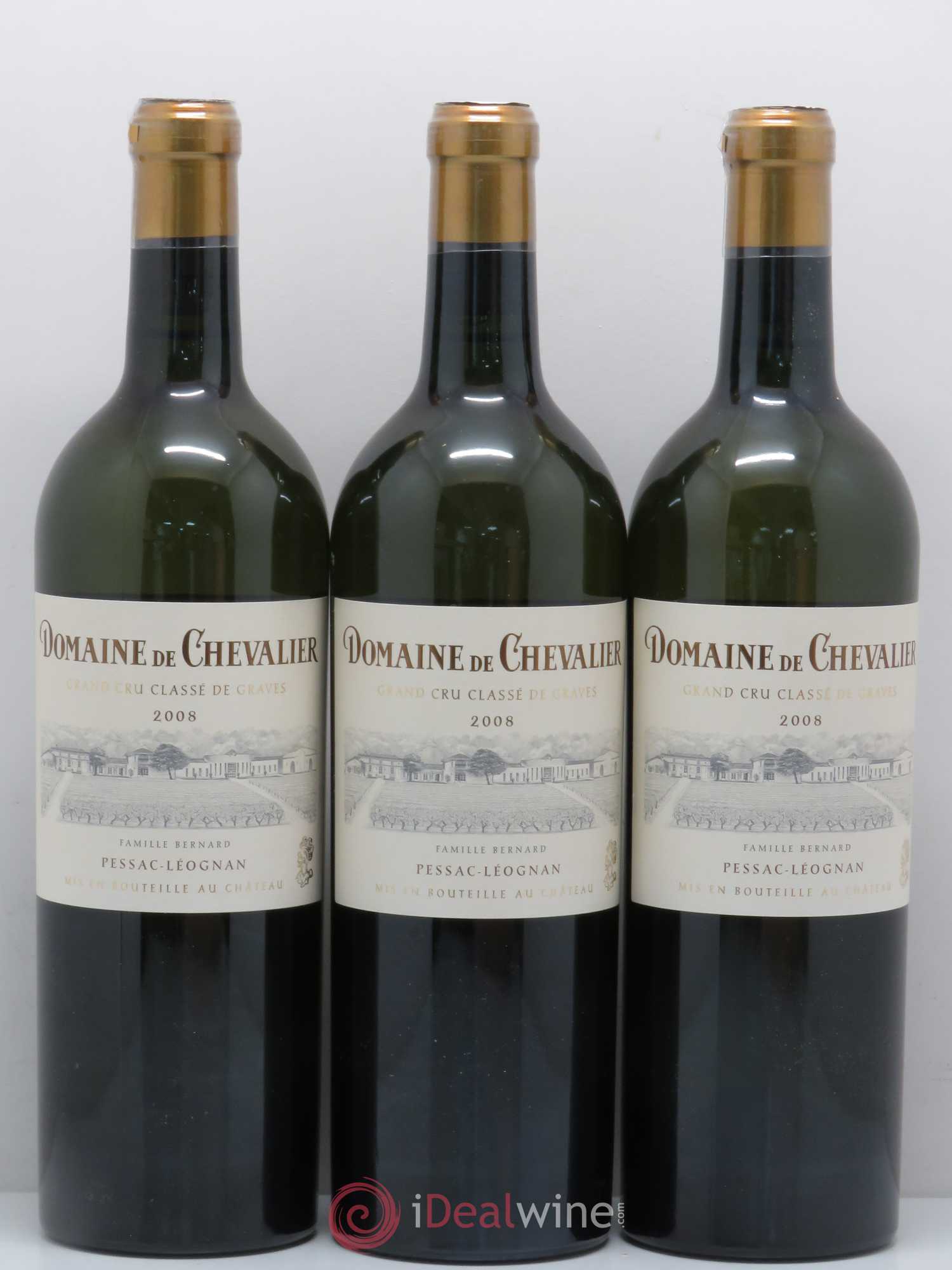 Domaine de Chevalier Cru Classé de Graves 2008 - Lot de 3 bouteilles - 0
