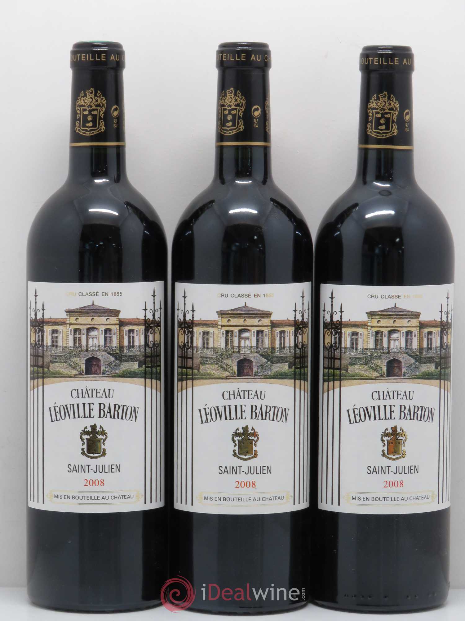 Château Léoville Barton 2ème Grand Cru Classé 2008 - Lot de 6 bouteilles - 2