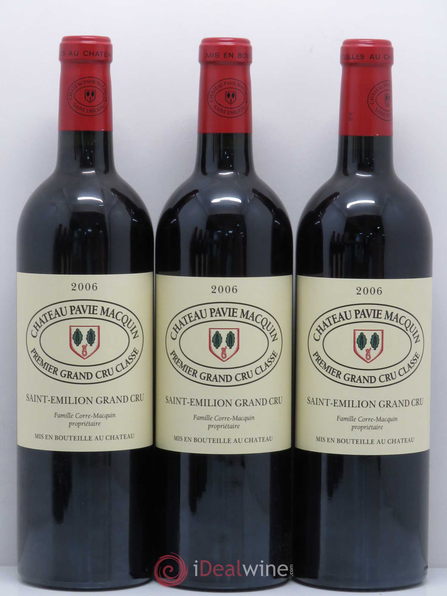 Château Pavie Macquin 1er Grand Cru Classé B 2006 - Lot de 6 bouteilles - 1