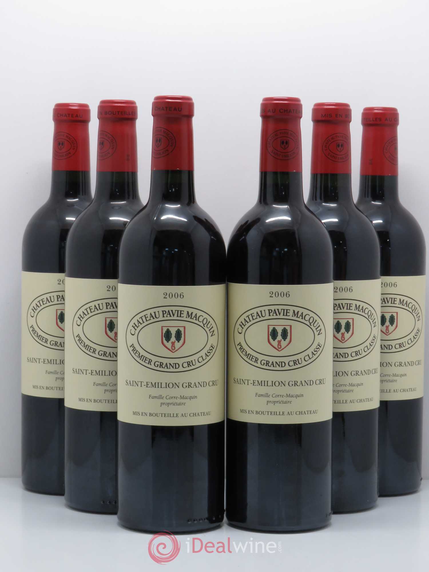 Château Pavie Macquin 1er Grand Cru Classé B 2006 - Lot de 6 bouteilles - 0