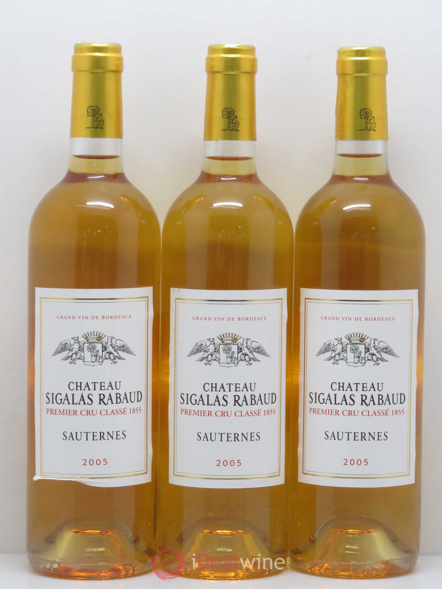 Château Sigalas Rabaud 1er Grand Cru Classé 2005 - Lotto di 6 bottiglie - 1