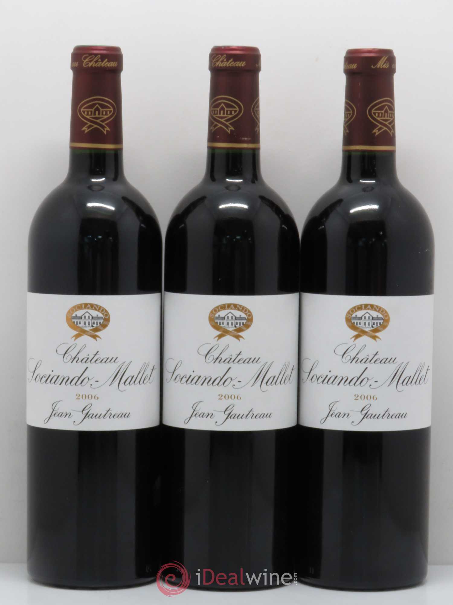 Château Sociando Mallet 2006 - Lot de 6 bouteilles - 2