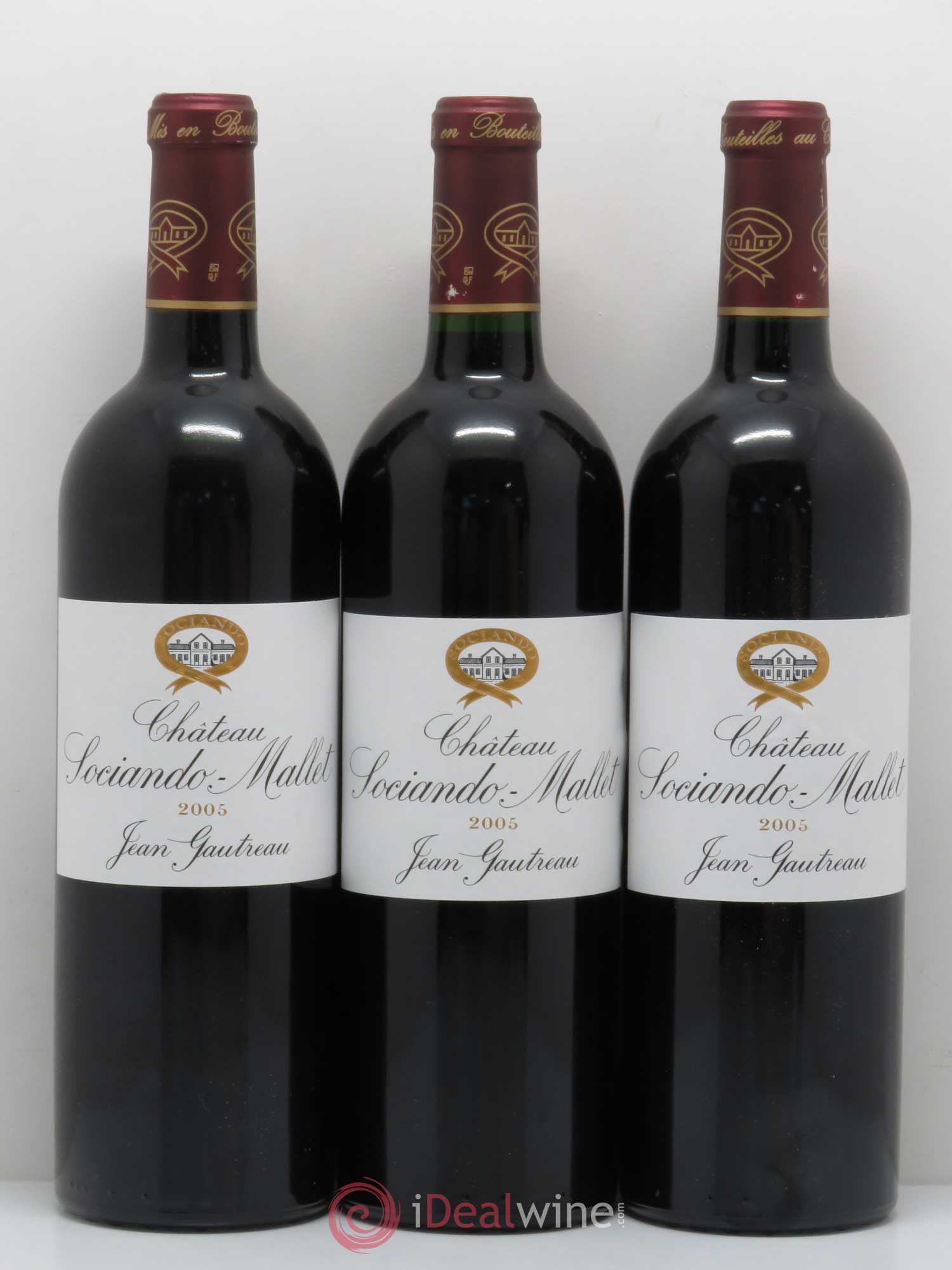 Château Sociando Mallet 2005 - Lot de 6 bouteilles - 1