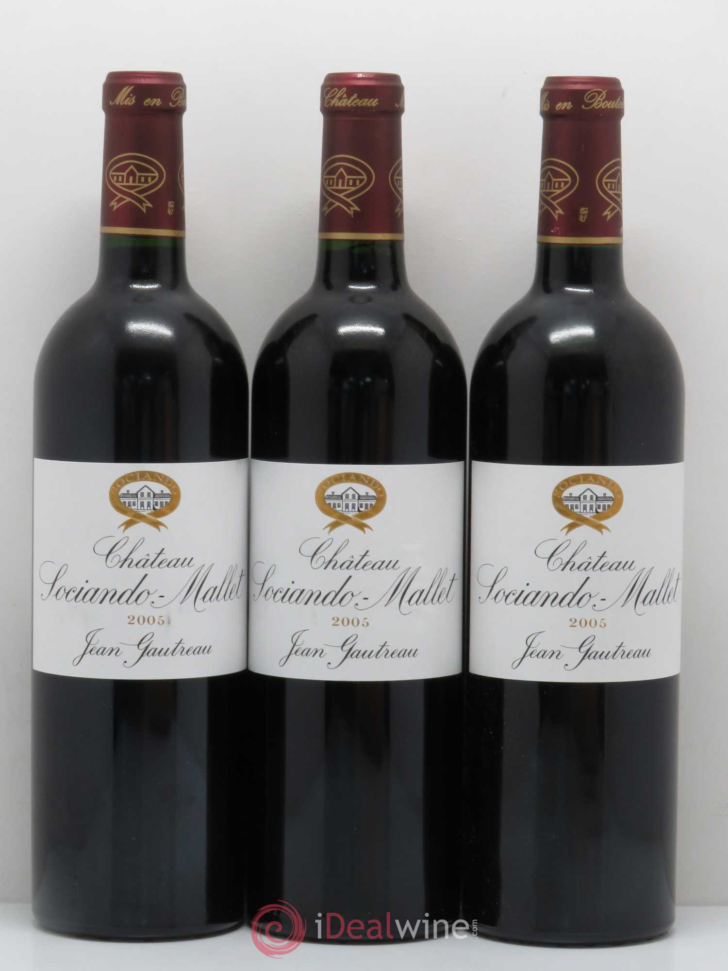 Château Sociando Mallet 2005 - Lot de 6 bouteilles - 2