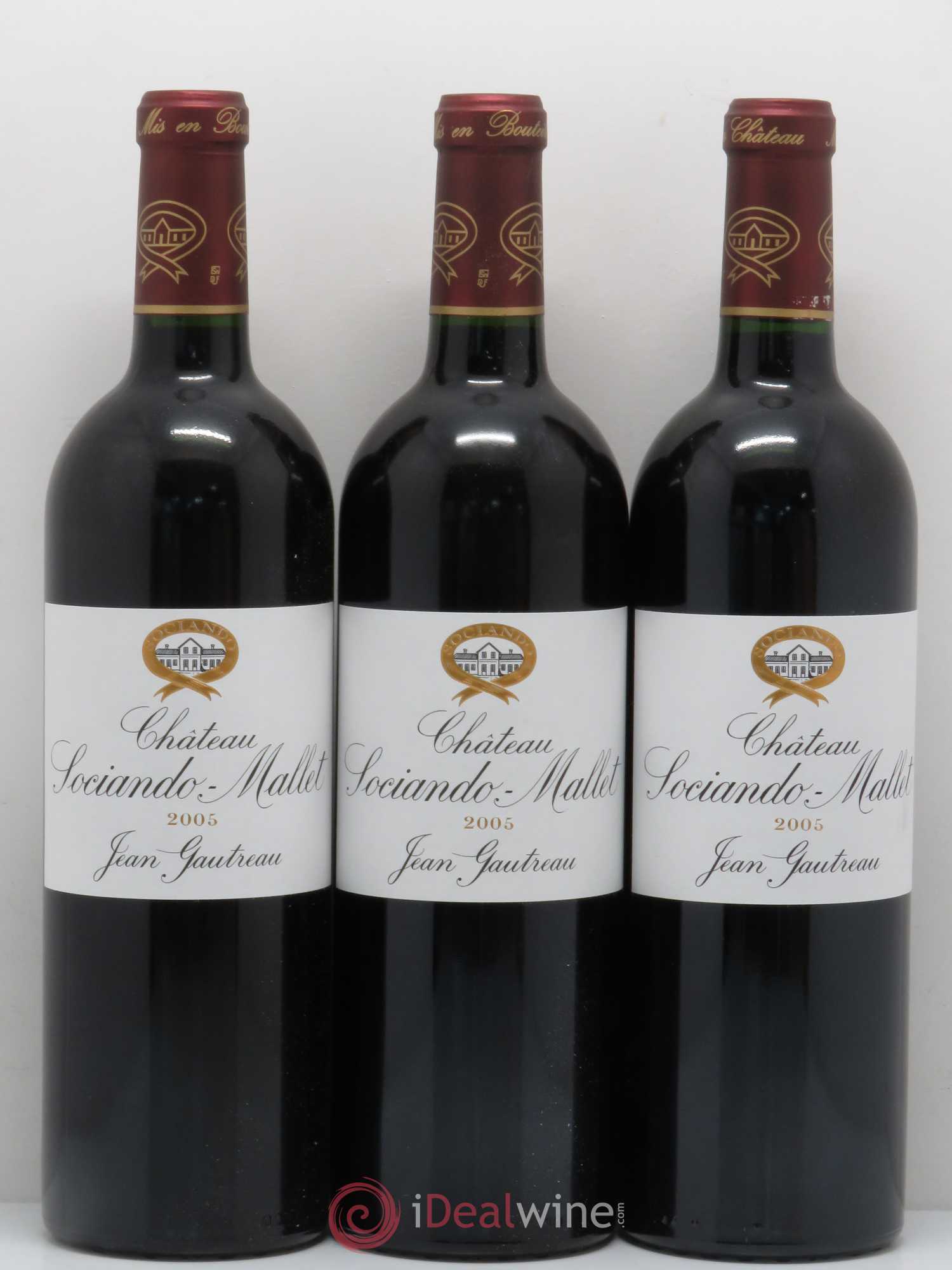 Château Sociando Mallet 2005 - Lot de 12 bouteilles - 1