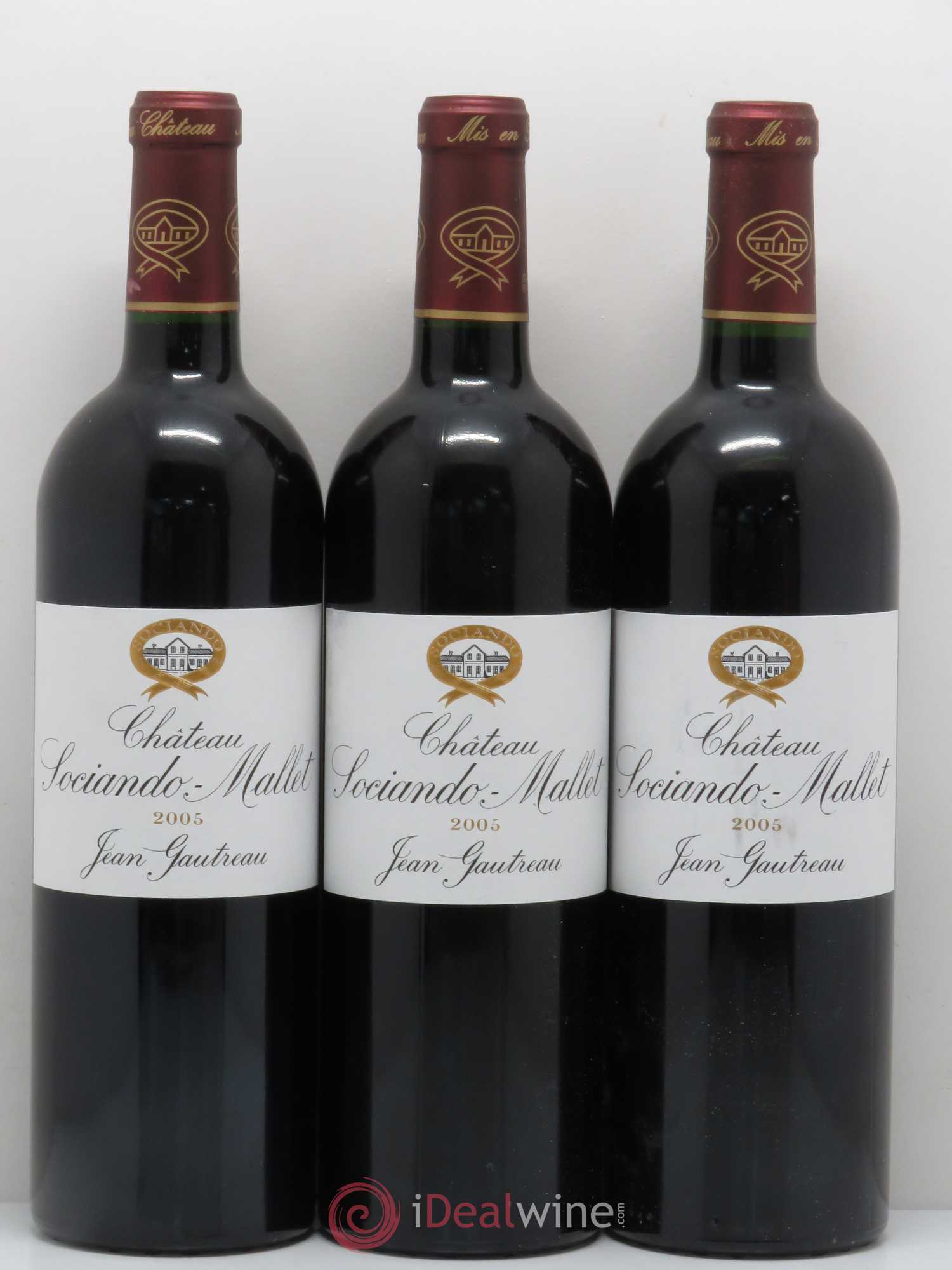 Château Sociando Mallet 2005 - Lot de 12 bouteilles - 2