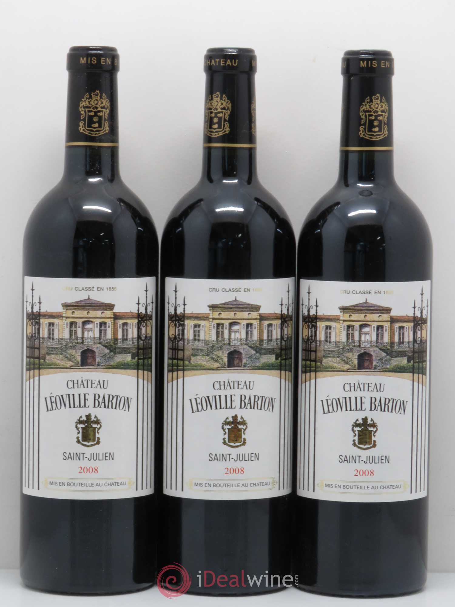 Château Léoville Barton 2ème Grand Cru Classé 2008 - Lot de 12 bouteilles - 2