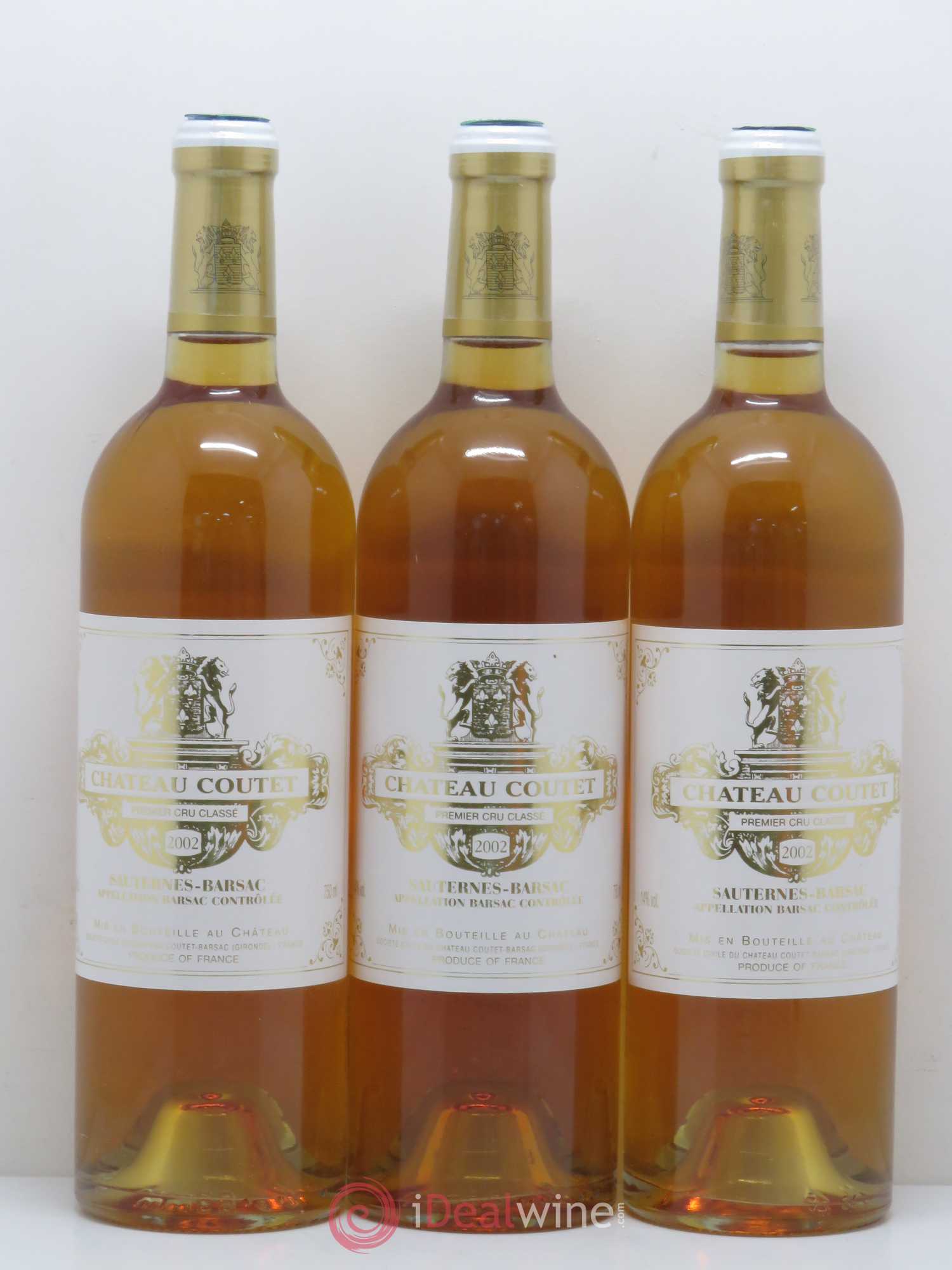 Château Coutet 1er Grand Cru Classé 2002 - Lotto di 6 bottiglie - 1