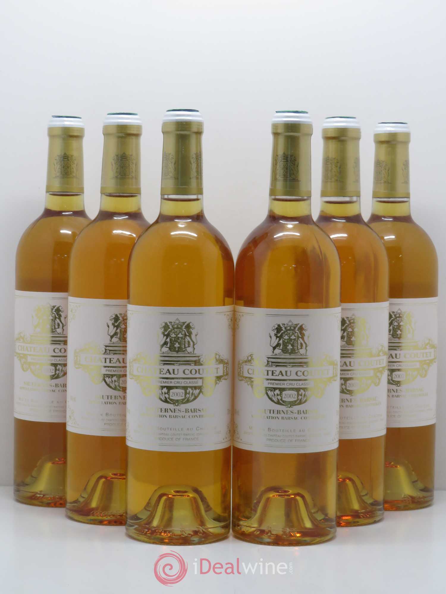 Château Coutet 1er Grand Cru Classé 2002 - Lotto di 6 bottiglie - 0