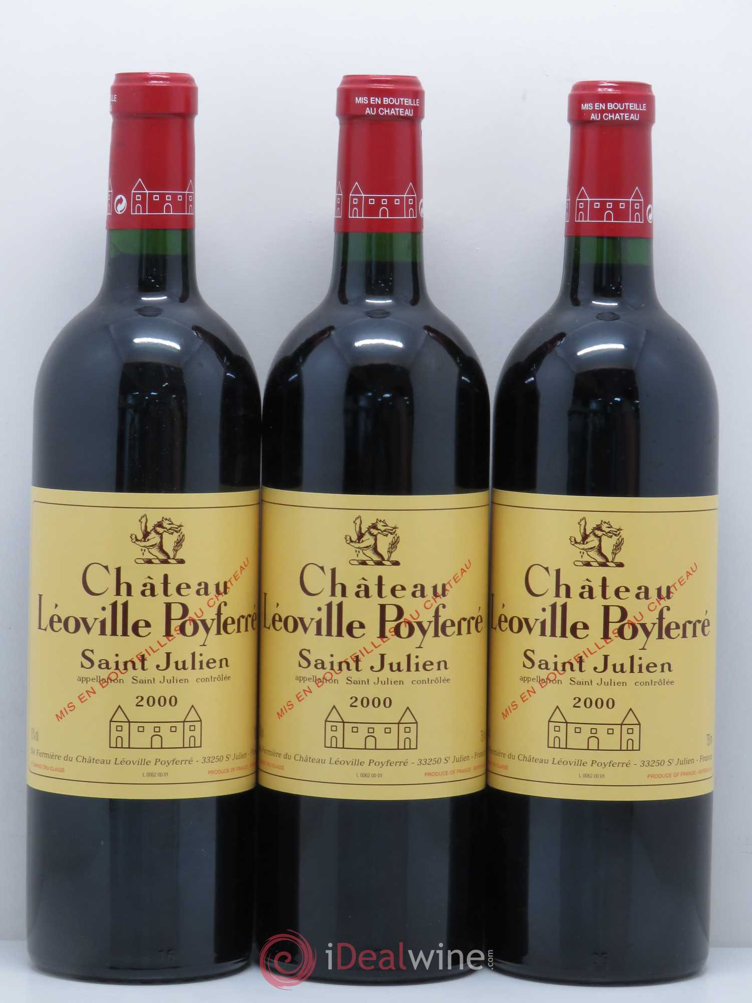 Château Léoville Poyferré 2ème Grand Cru Classé 2000 - Lot de 6 bouteilles - 2