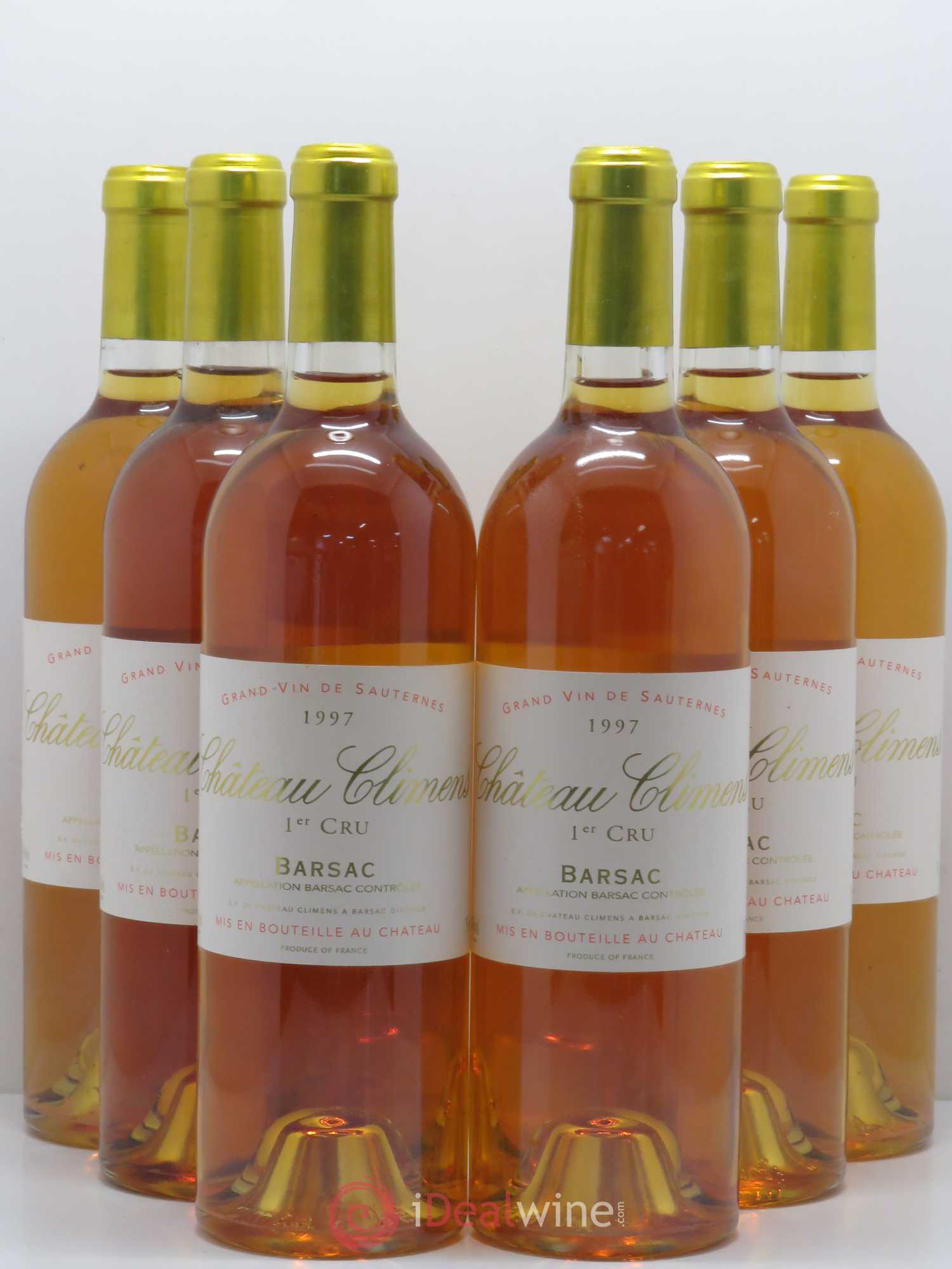 Château Climens 1er Grand Cru Classé 1997 - Lotto di 6 bottiglie - 0