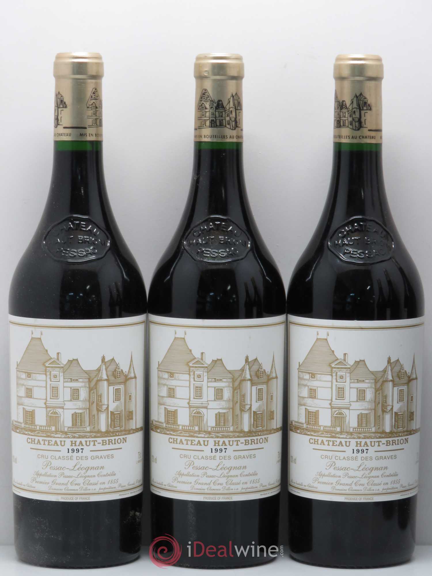 Château Haut Brion 1er Grand Cru Classé 1997 - Lot de 6 bouteilles - 1