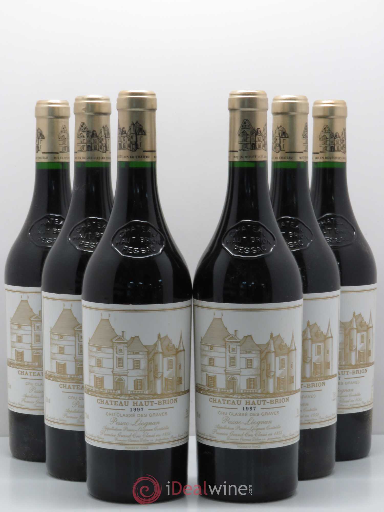 Château Haut Brion 1er Grand Cru Classé 1997 - Lot de 6 bouteilles - 0