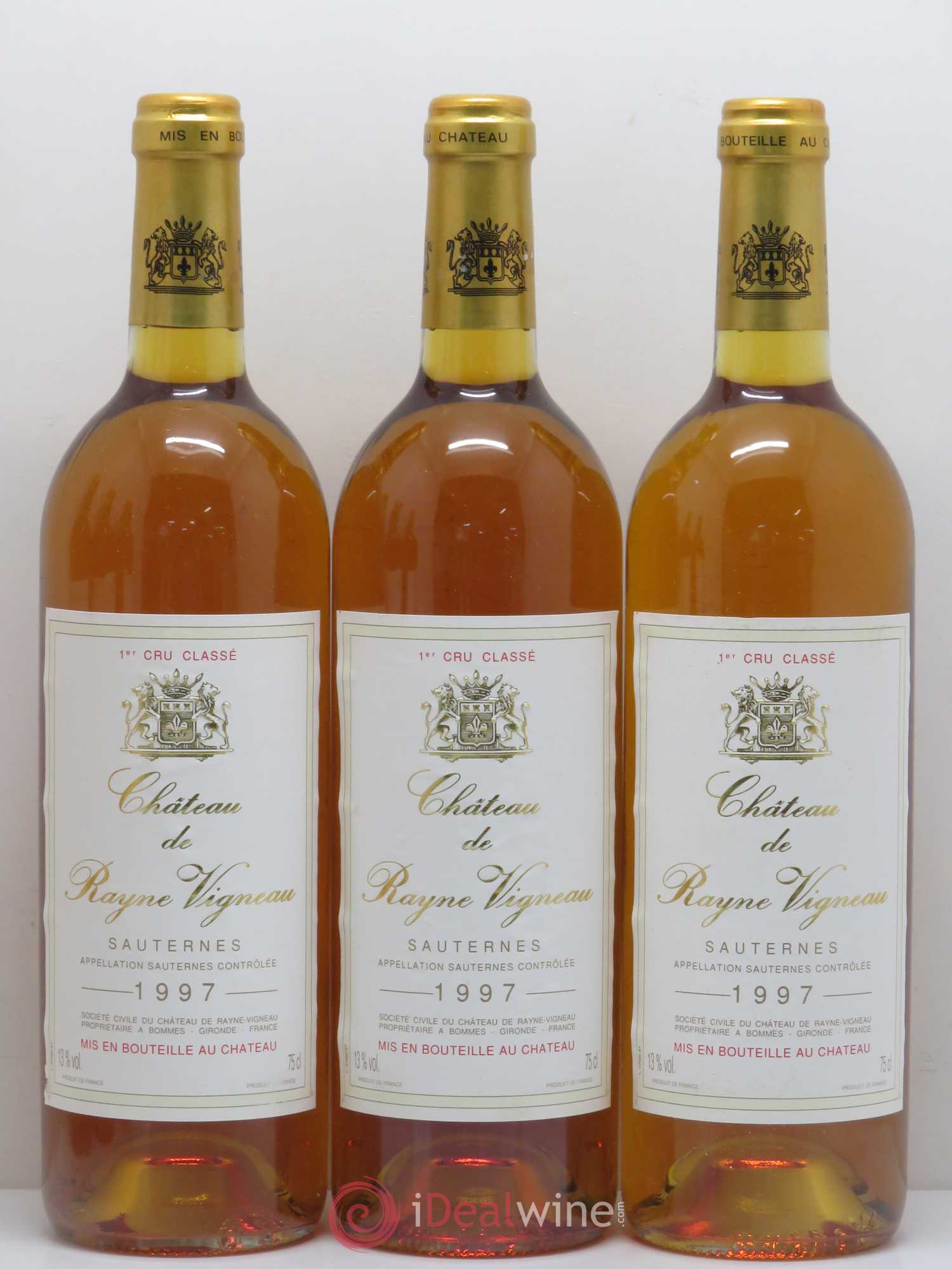 Château de Rayne Vigneau 1er Grand Cru Classé 1997 - Lotto di 6 bottiglie - 1