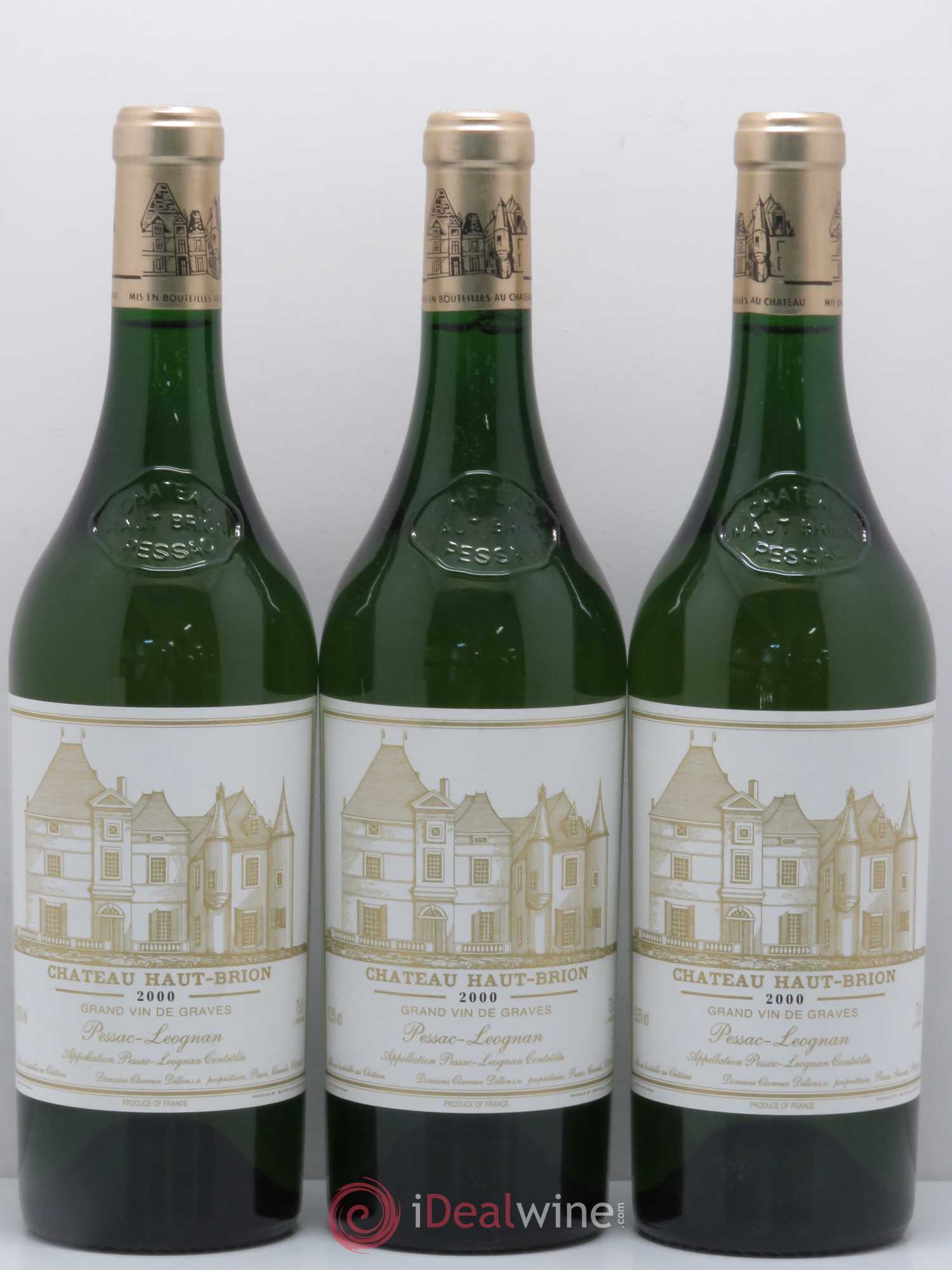 Château Haut Brion 2000 - Lot de 3 bouteilles - 0