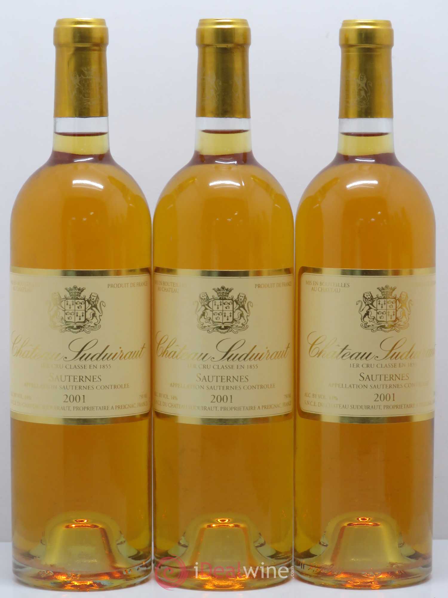 Château Suduiraut 1er Grand Cru Classé 2001 - Lotto di 6 bottiglie - 1