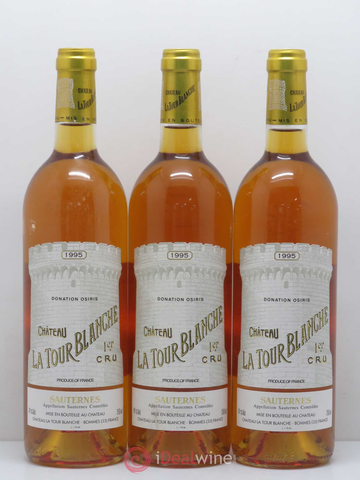 Château la Tour Blanche 1er Grand Cru Classé 1995 - Lotto di 6 bottiglie - 2