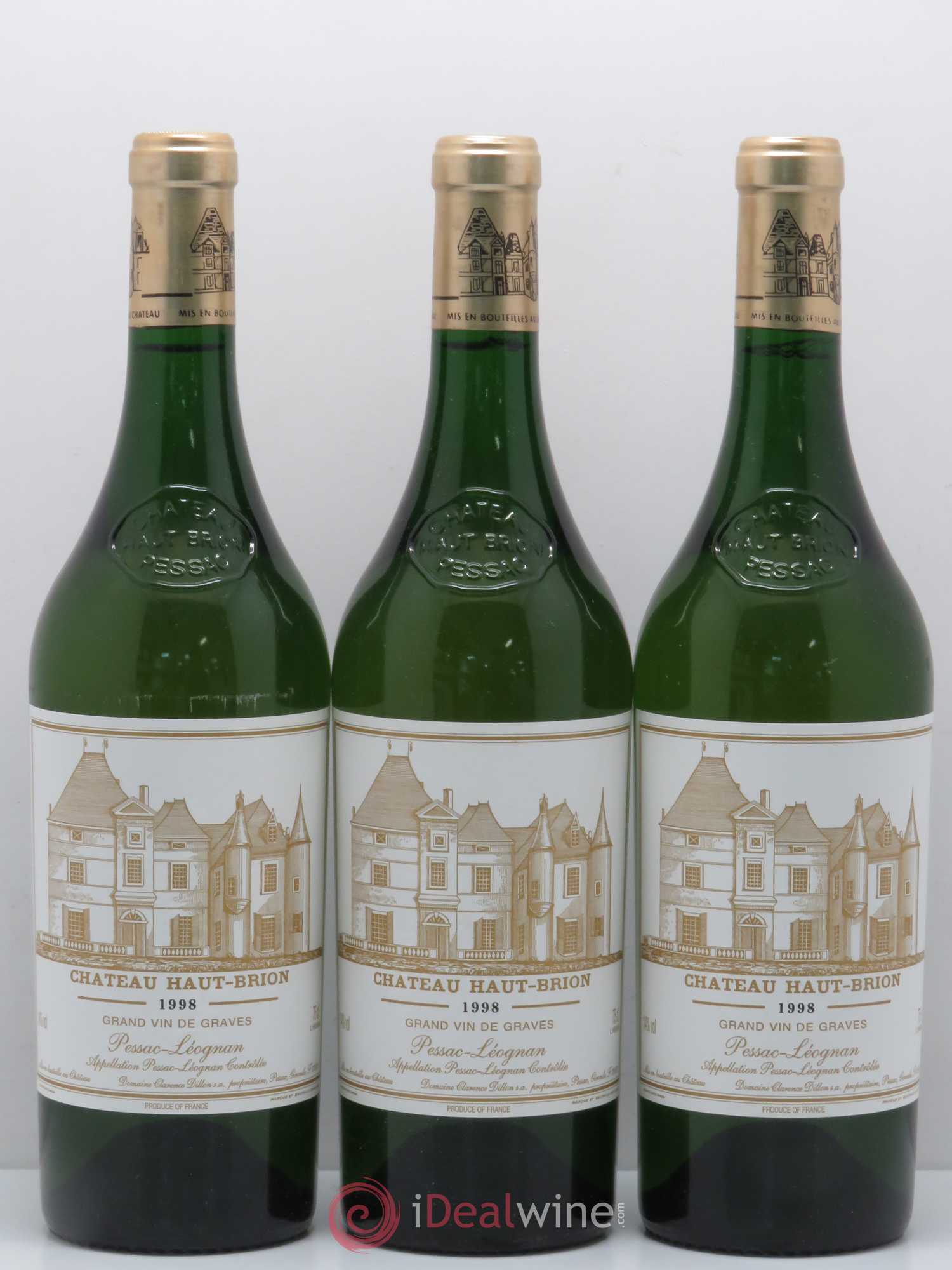 Château Haut Brion 1998 - Lot de 3 bouteilles - 0