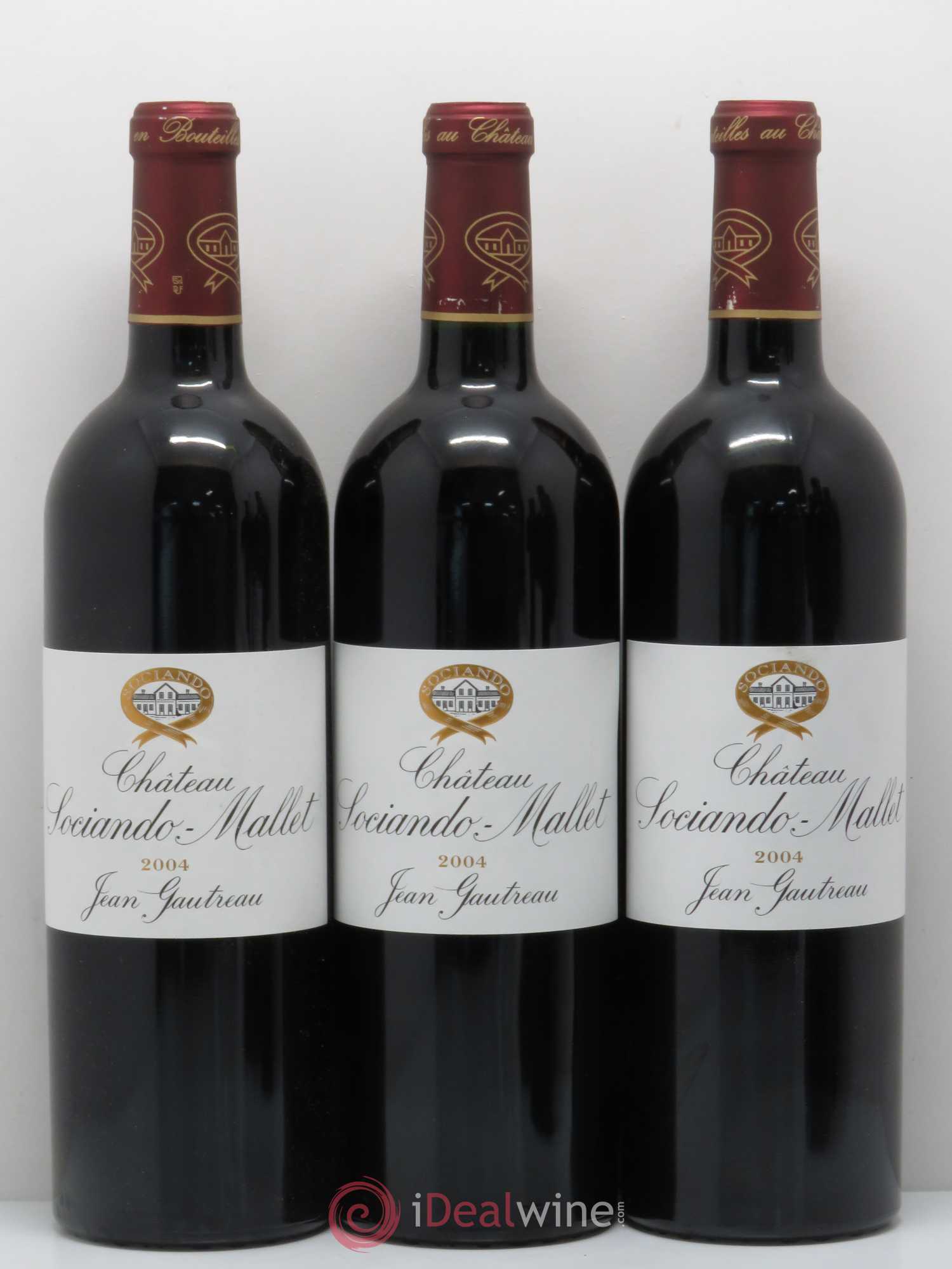 Château Sociando Mallet 2004 - Lot de 6 bouteilles - 1