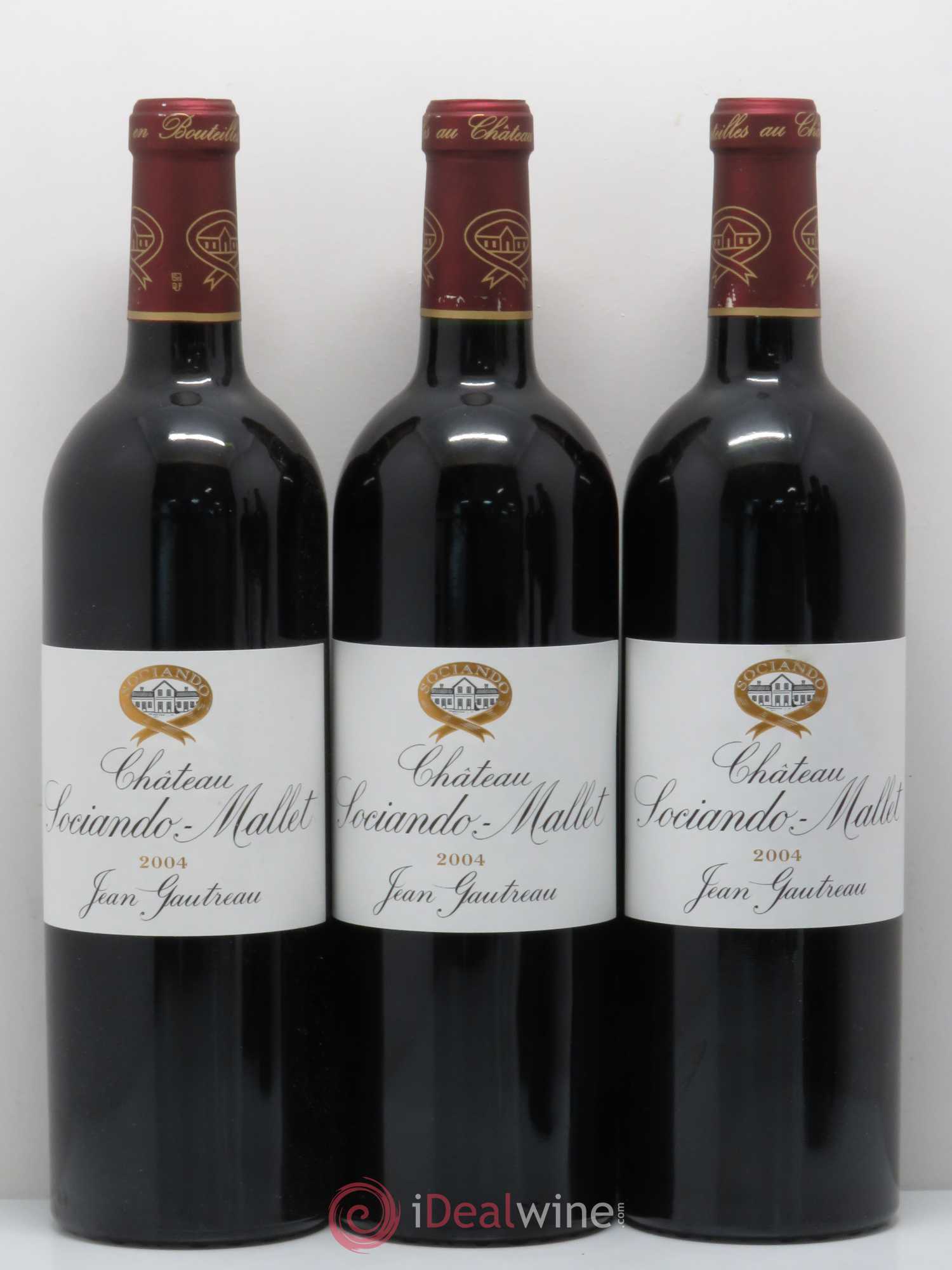 Château Sociando Mallet 2004 - Lot de 6 bouteilles - 2